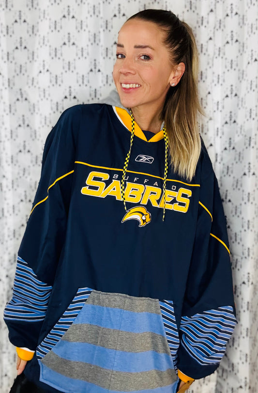 Buffalo Hockey Retro Slug Hoodie Size- Unisex L/XL
