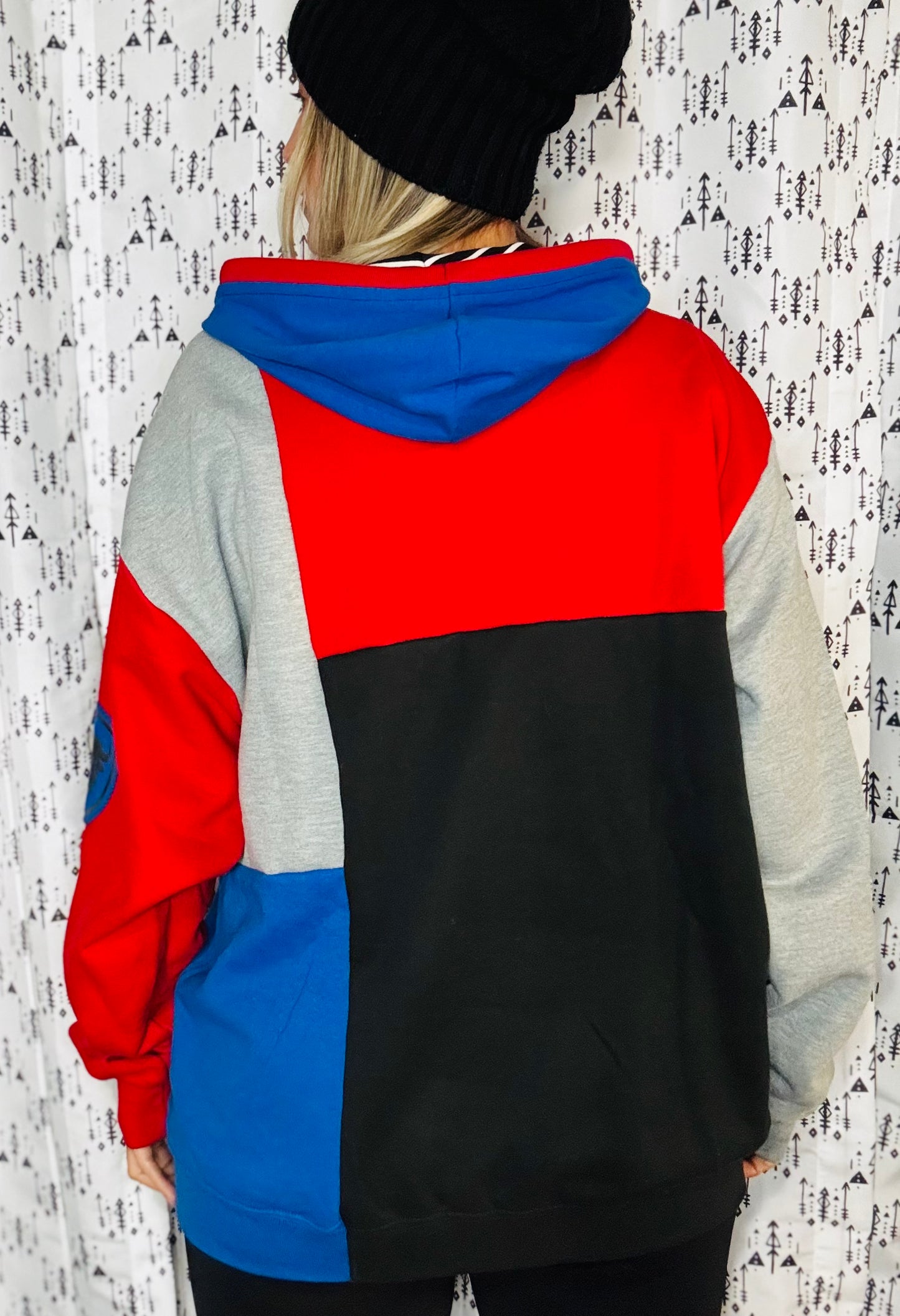 Color-Block 4 Buffalo Hoodie Size- Unisex L/XL