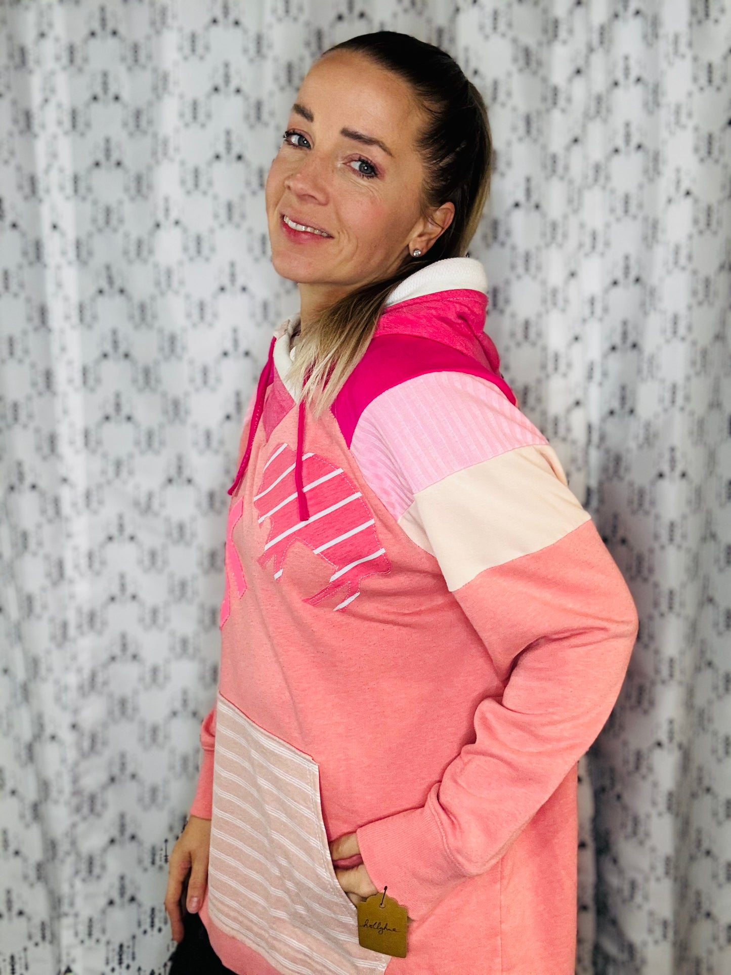 Pinktober Ombre BUF Hoodie Size- Women's L/XL