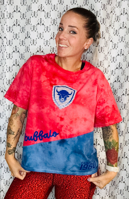 716 DAY BUF Tie Dye Crop T-Shirt Size- Women’s OSFM