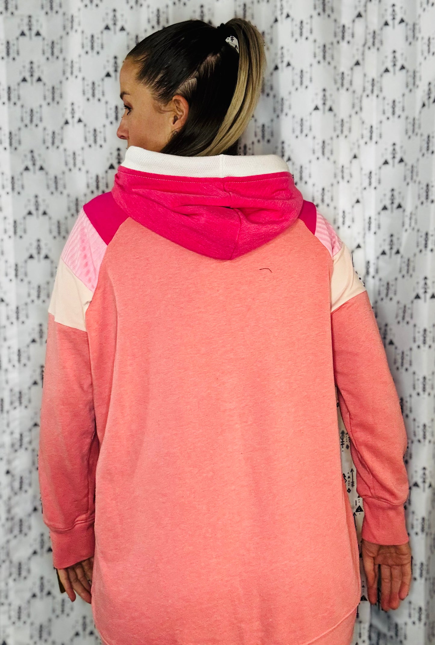 Pinktober Ombre BUF Hoodie Size- Women's L/XL