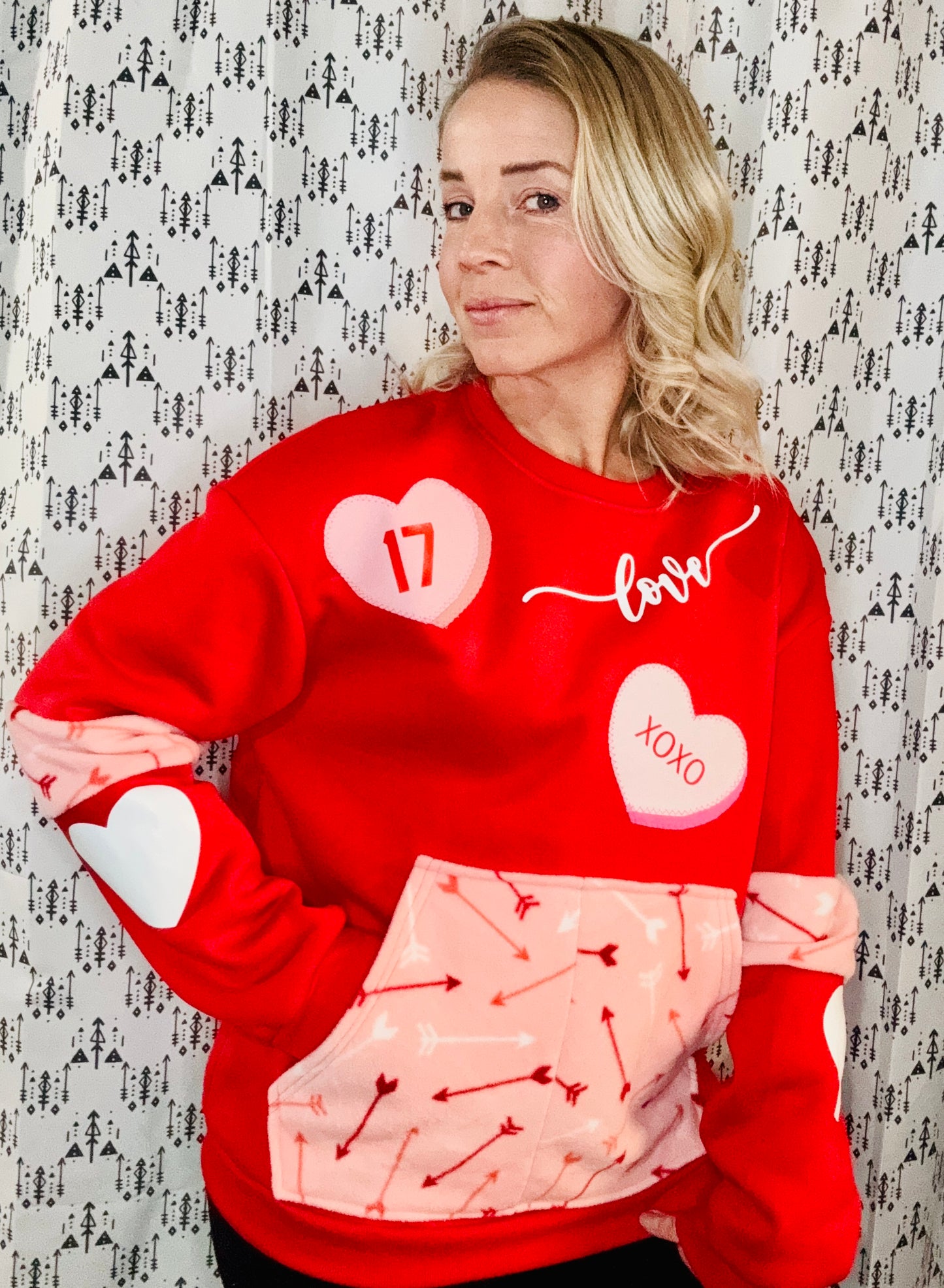 Red Buffalo Love 17 Crewneck Size- Women's L/XL