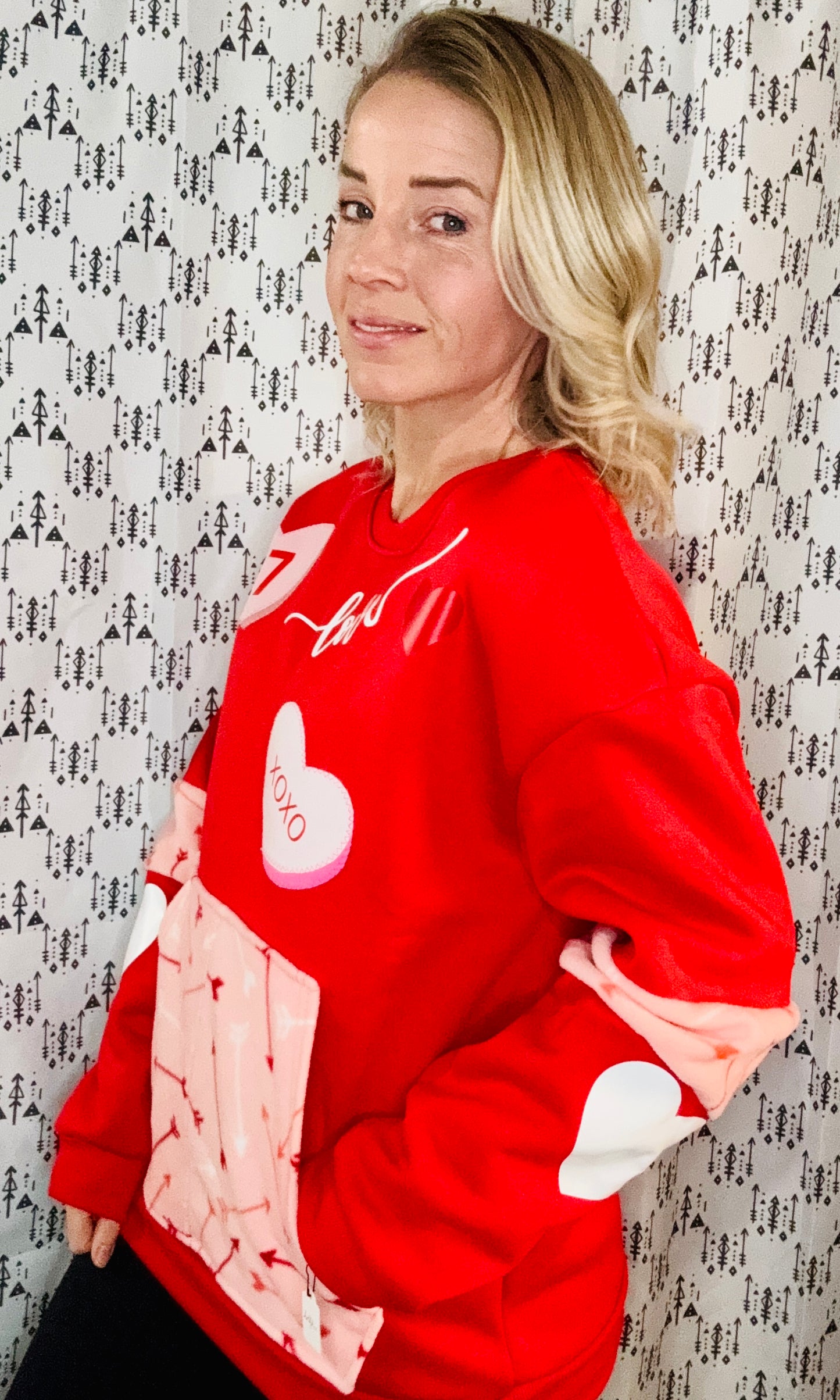 Red Buffalo Love 17 Crewneck Size- Women's L/XL