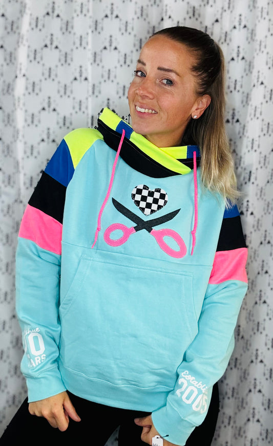 Aqua 20th Anniversary HOLLYHUE Logo Hoodie Size-Women’s L/XL
