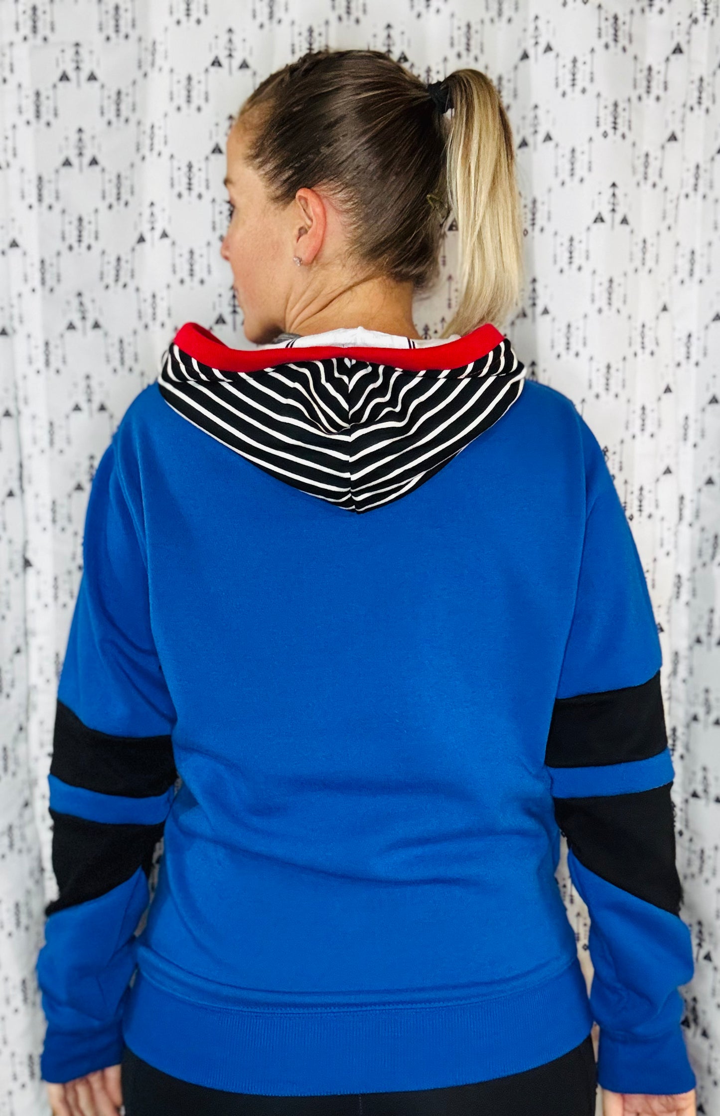 Blue Buffalo Football Hoodie Size- Women's M/L