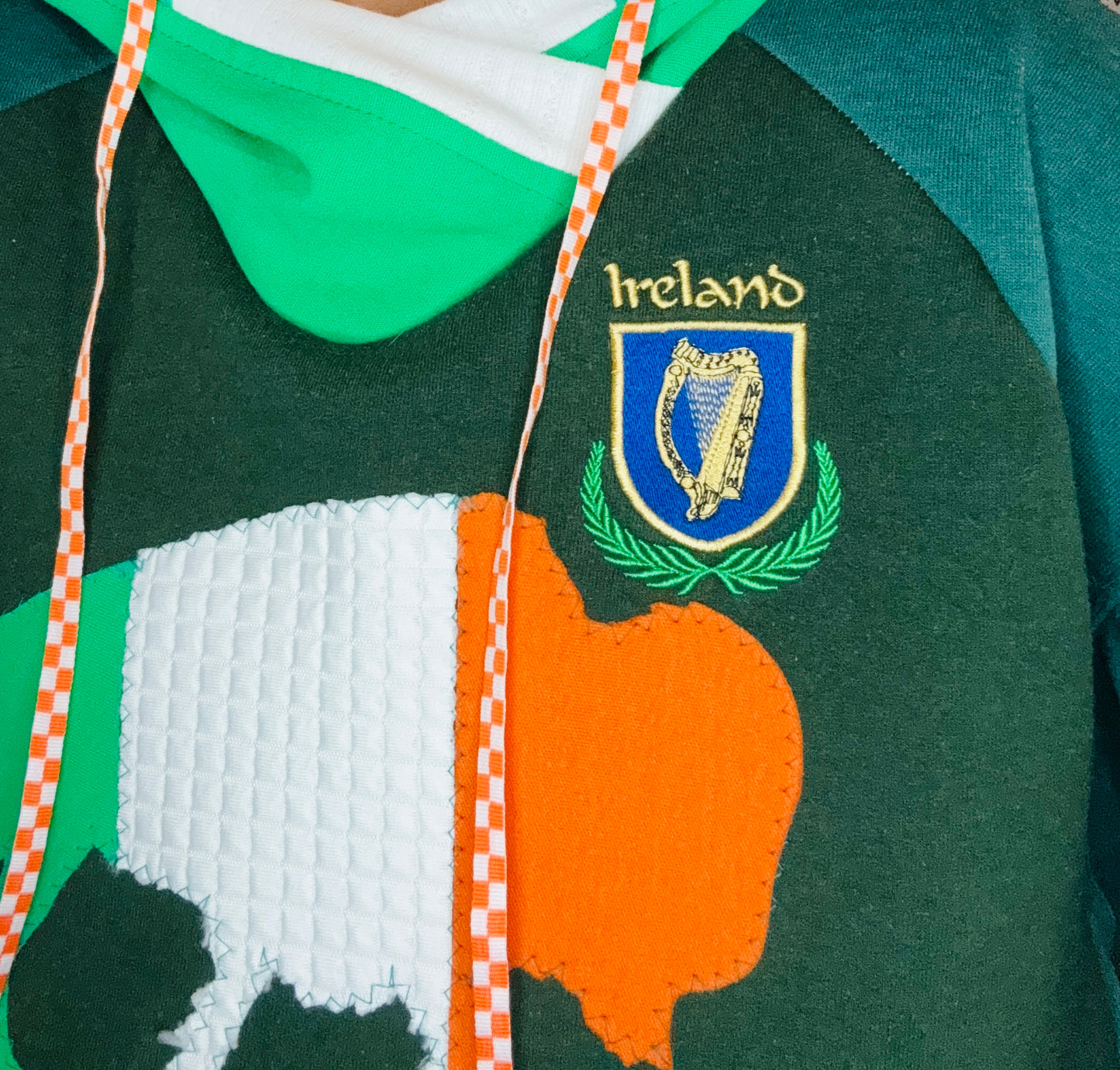 Buffalo Irish Flag Hoodie Size- Unisex L/XL