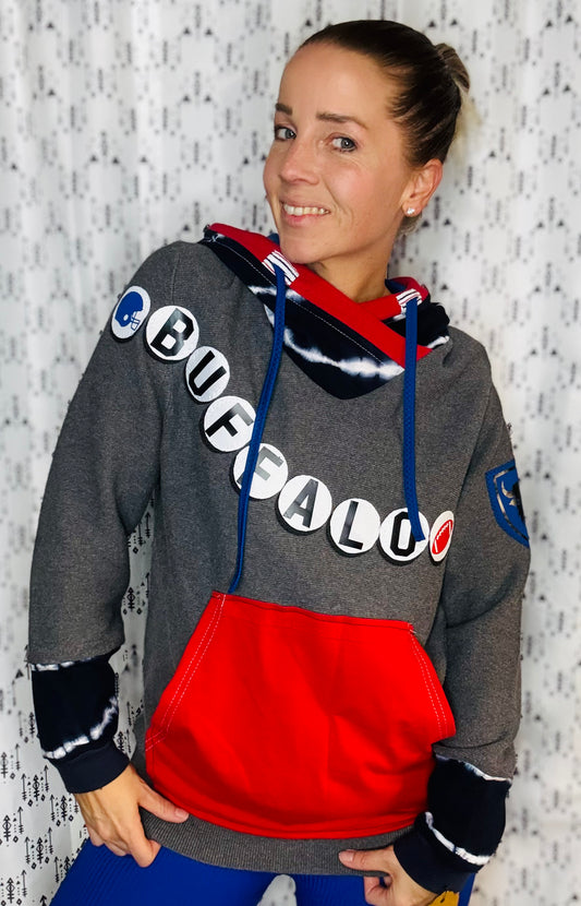 Grey Buffalo Friendship Hoodie Size- Women's L/XL