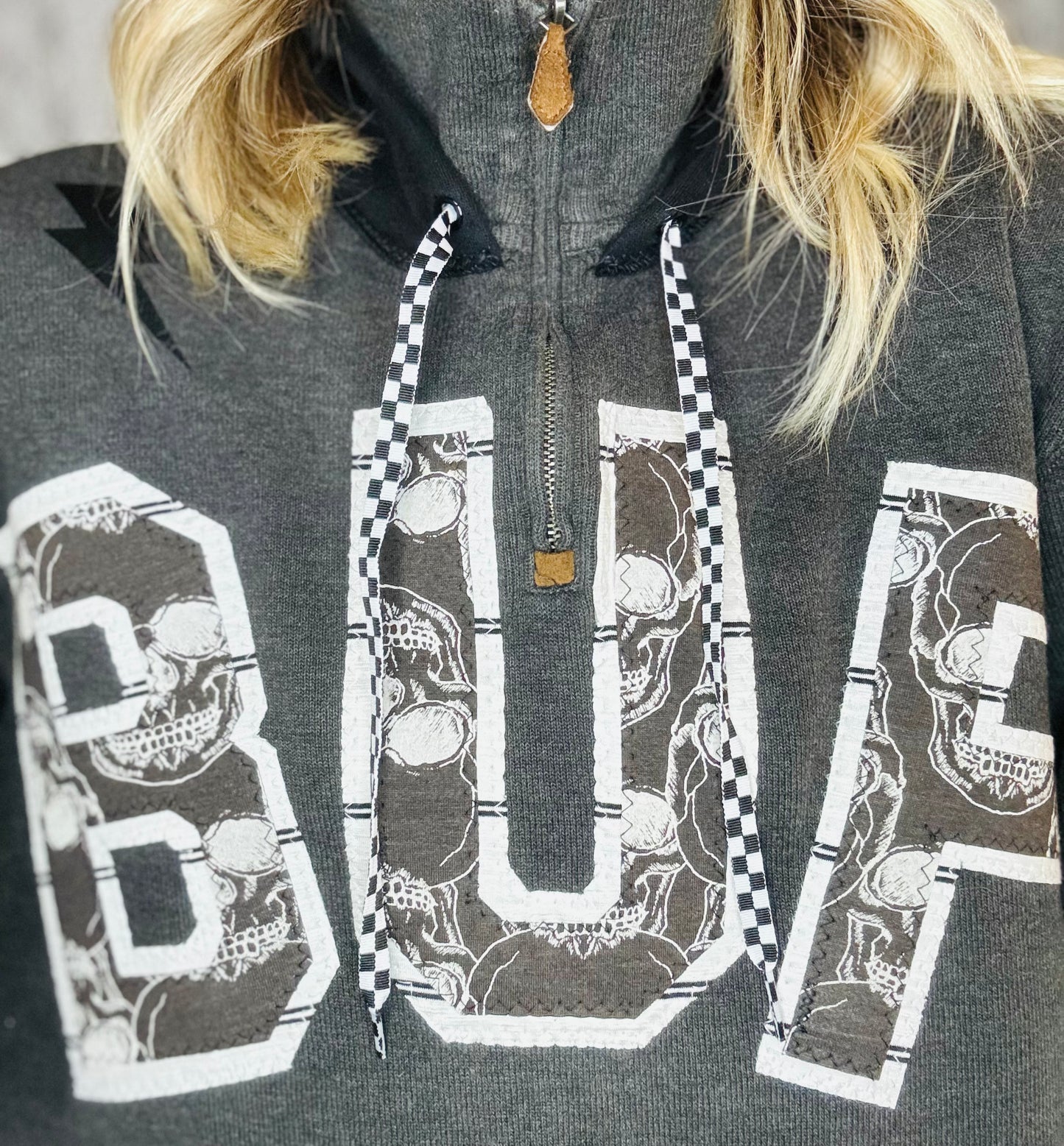 Rocktober BUF 1/4 Zip Hoodie Size- Unisex L/XL