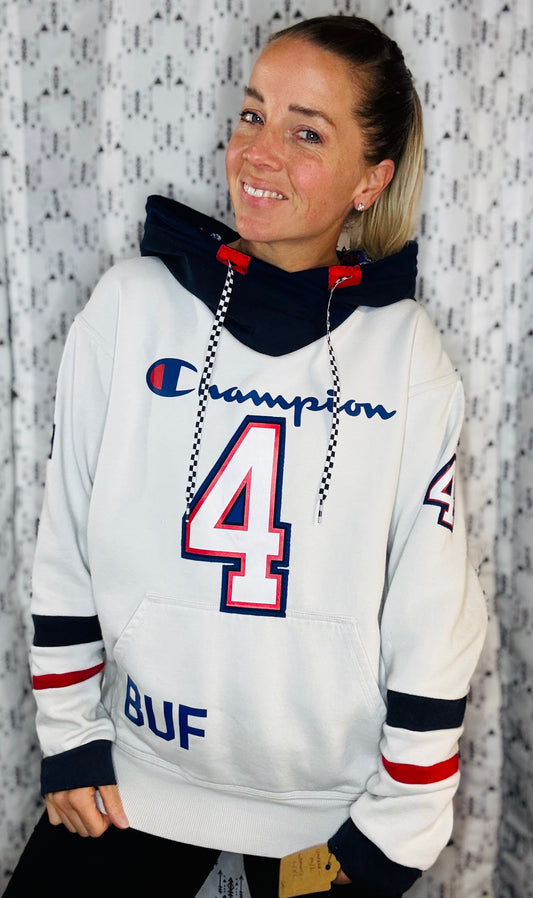 Cook #4 Champion Buffalo Hoodie Unisex-M/L