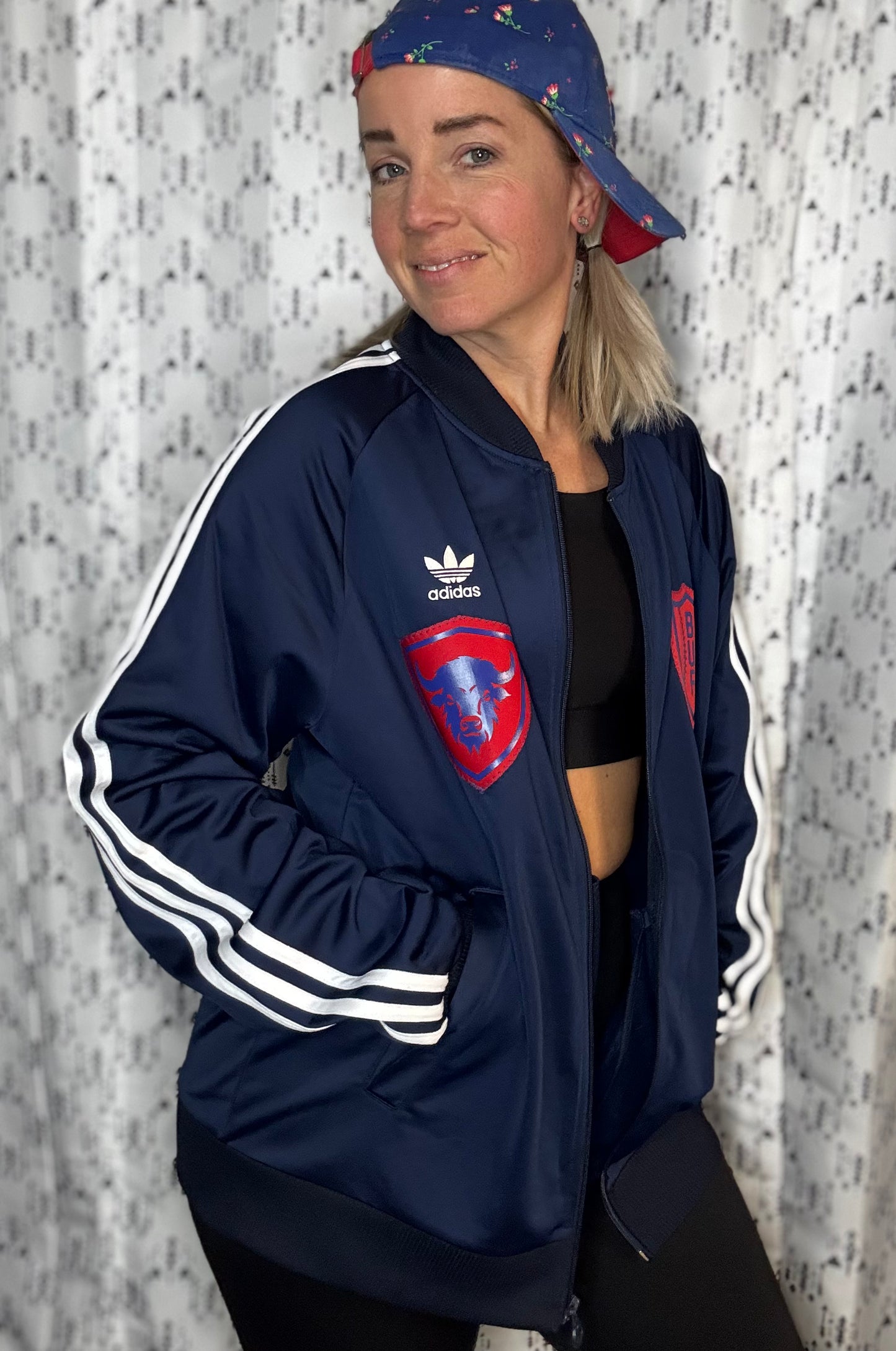 Buffalo Bball Zip-Up Track Jacket Unisex- M/L