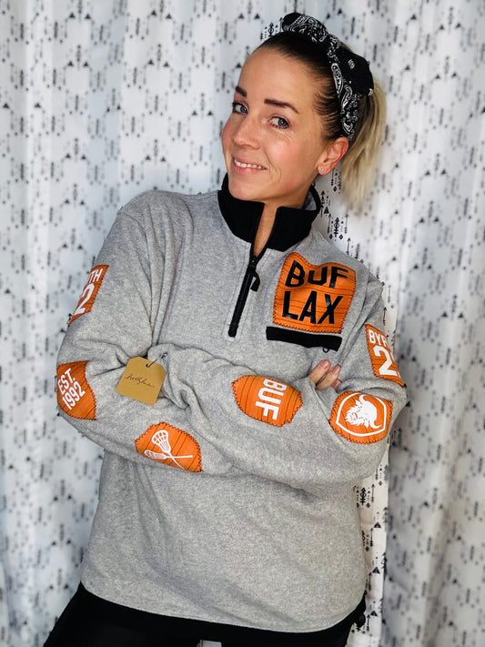 BUF LAX 1/4 Zip Fleece Jacket Unisex- M/L