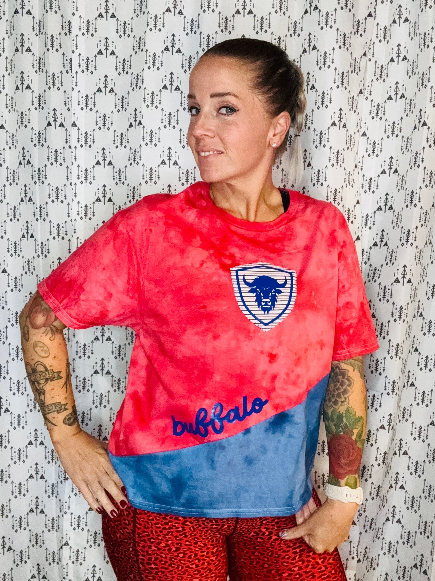 716 DAY BUF Tie Dye Crop T-Shirt Size- Women’s OSFM