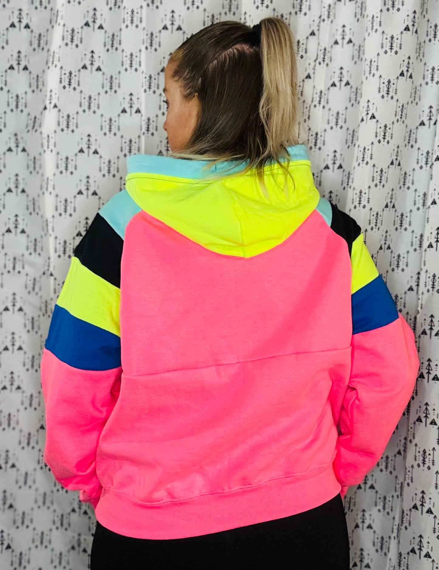 Hot Pink 20th Anniversary HOLLYHUE Logo Hoodie Size-Women’s L/XL
