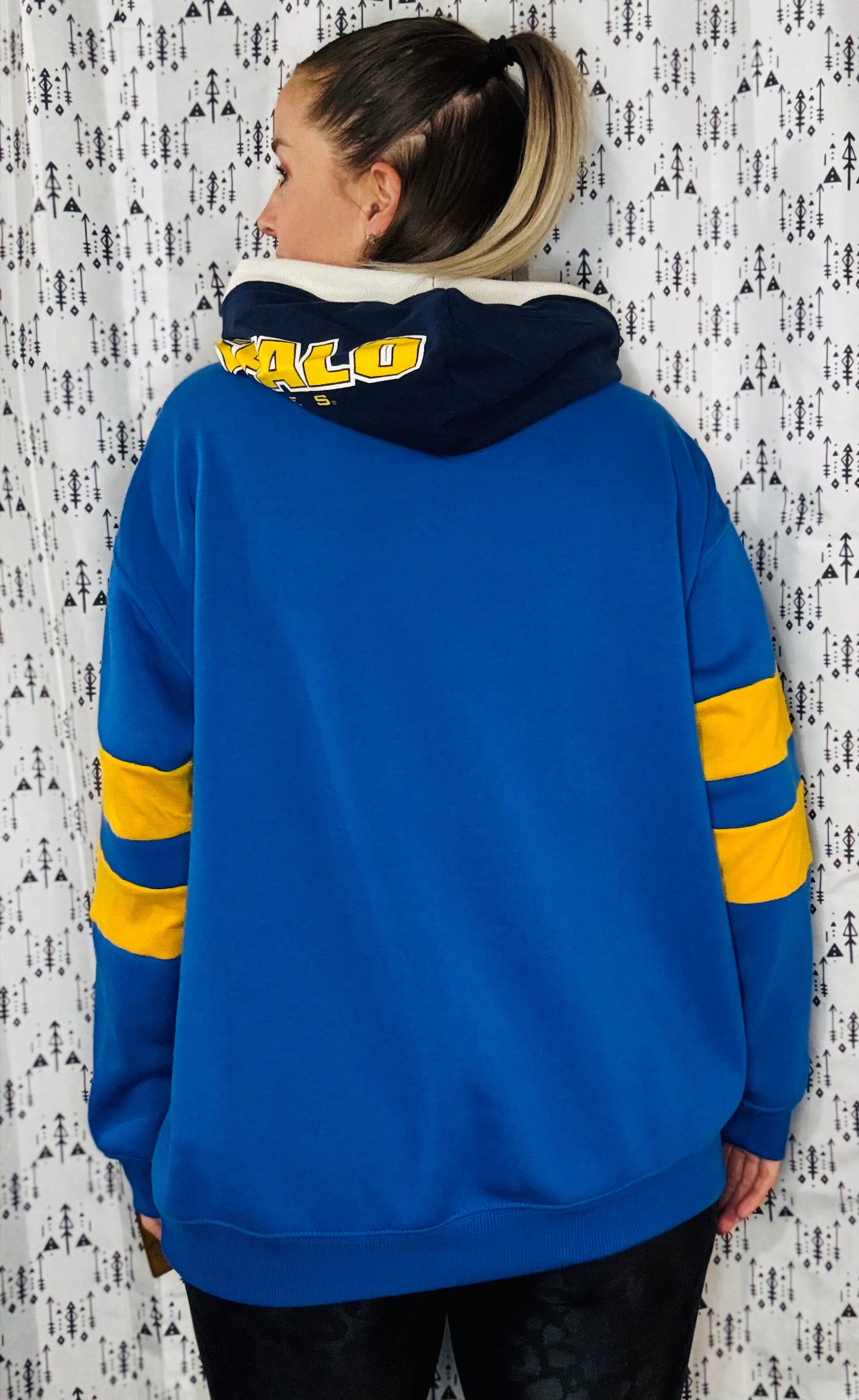 Buffalo Hockey Eras Hoodie Size- Unisex M/L