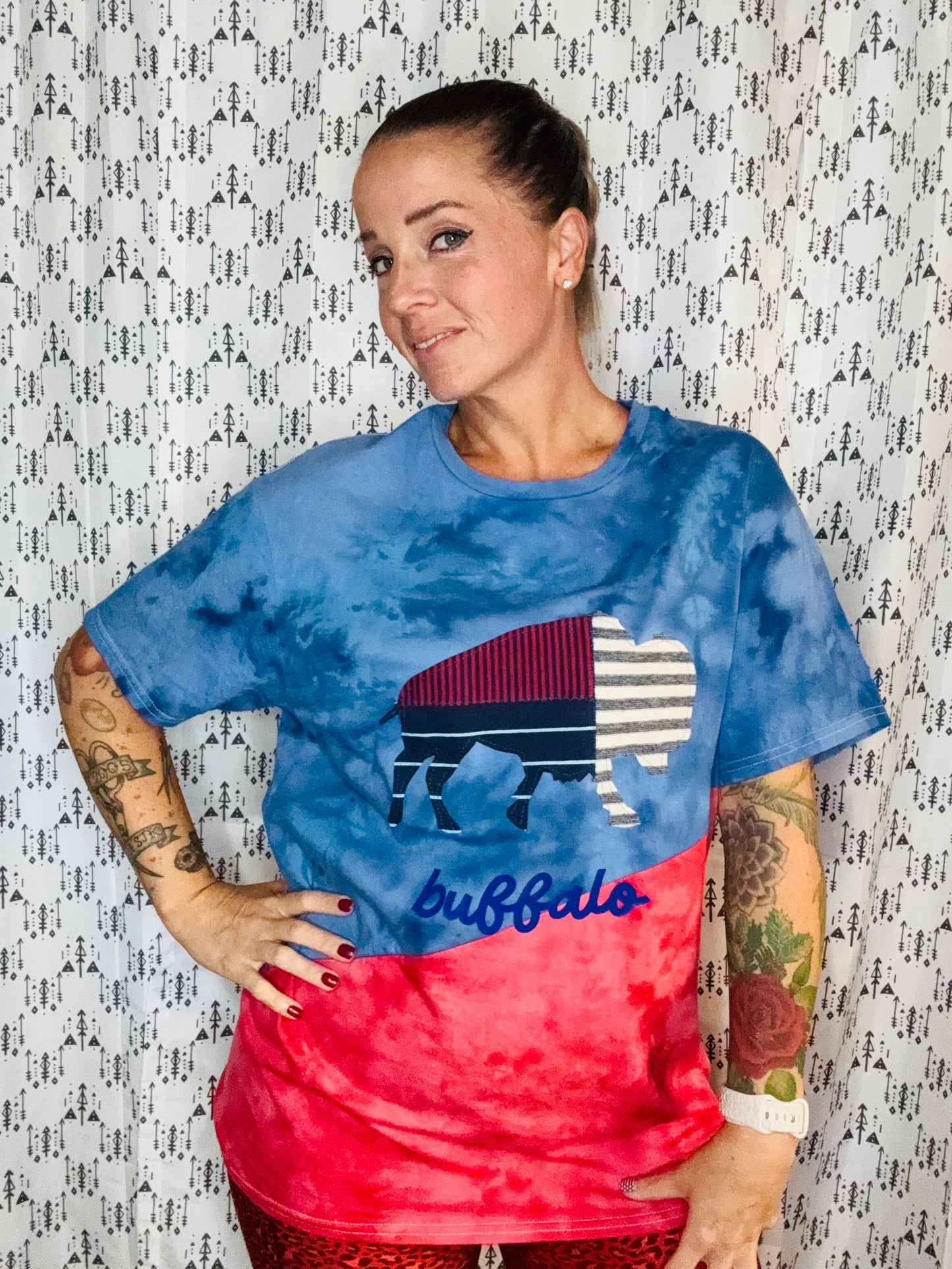 716 DAY Buffalo 2 Tie Dye T-Shirt Size- Unisex L/XL