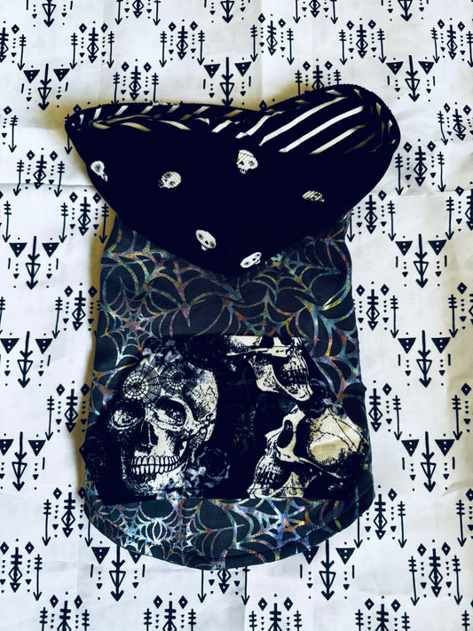 Halloween Spiderweb Dog Hoodie Size-S