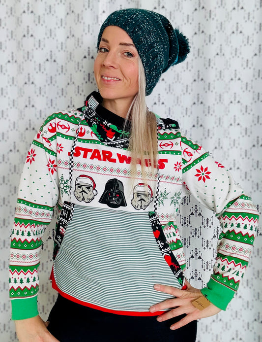 Holiday Vader Crop Hoodie Size- Women's M/L