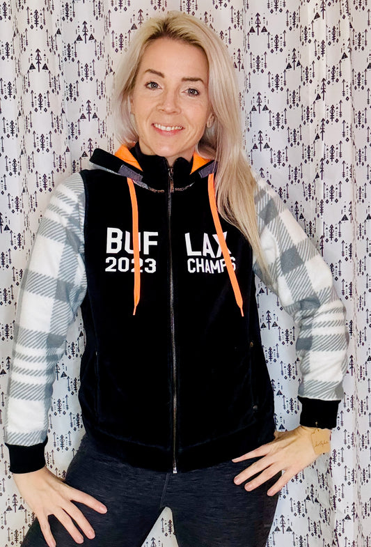 Buffalo Lacrosse Hooded Jacket Size- Women's M/L