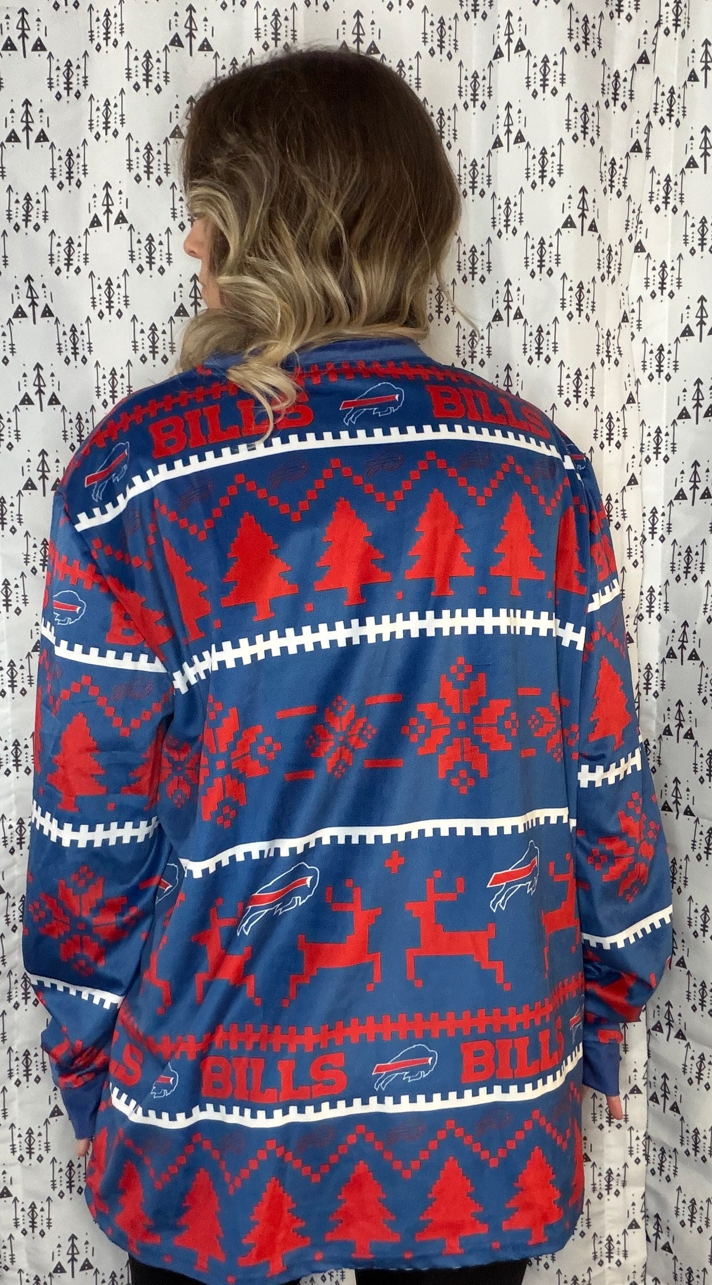 Holiday Buffalo Football Crewneck Size Unisex- Xl/2X