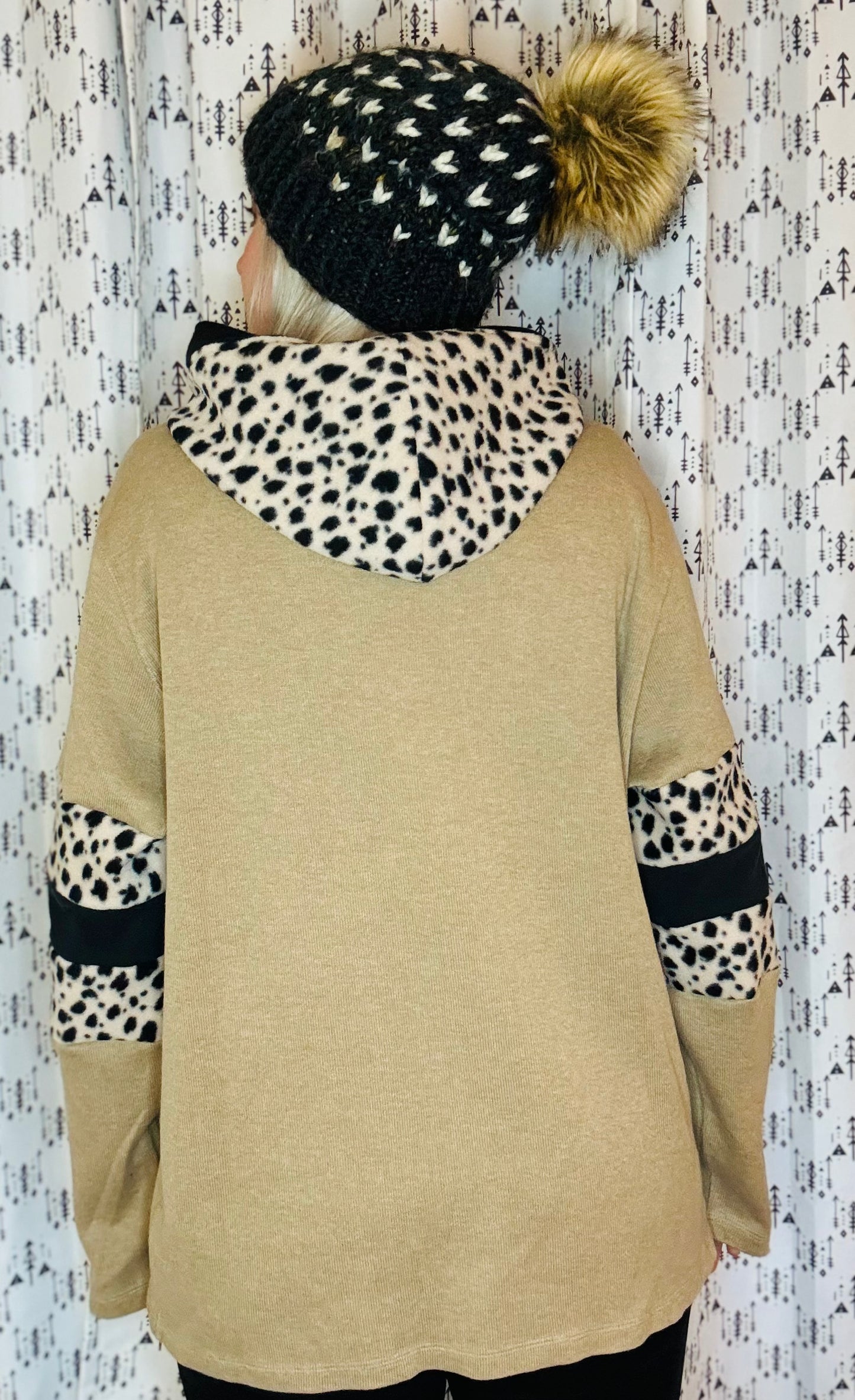 Cheetah Varsity BUF Hoodie Size- Women's XL/2X