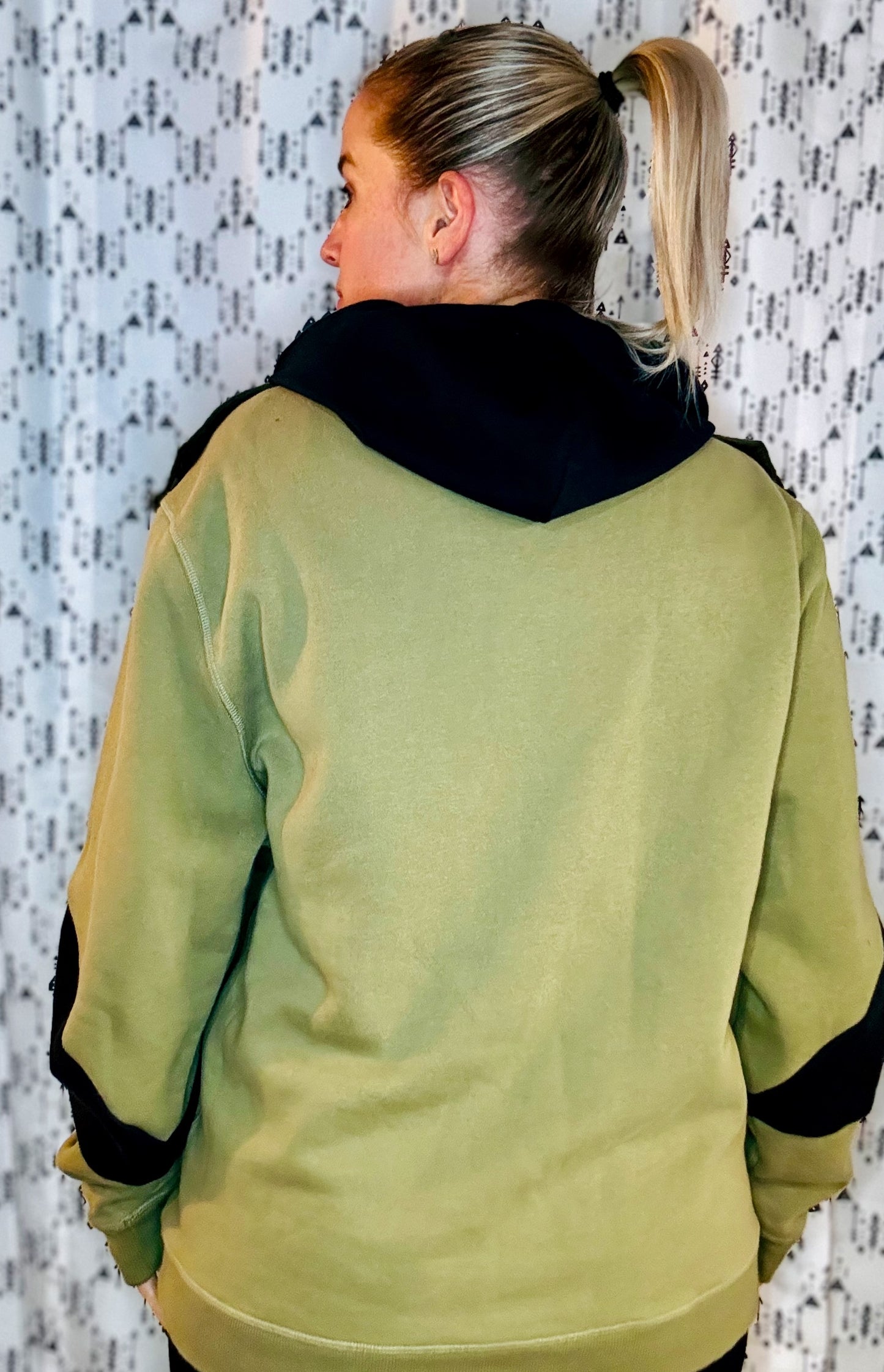 Moss Green BUF Hoodie Size- Unisex M/L