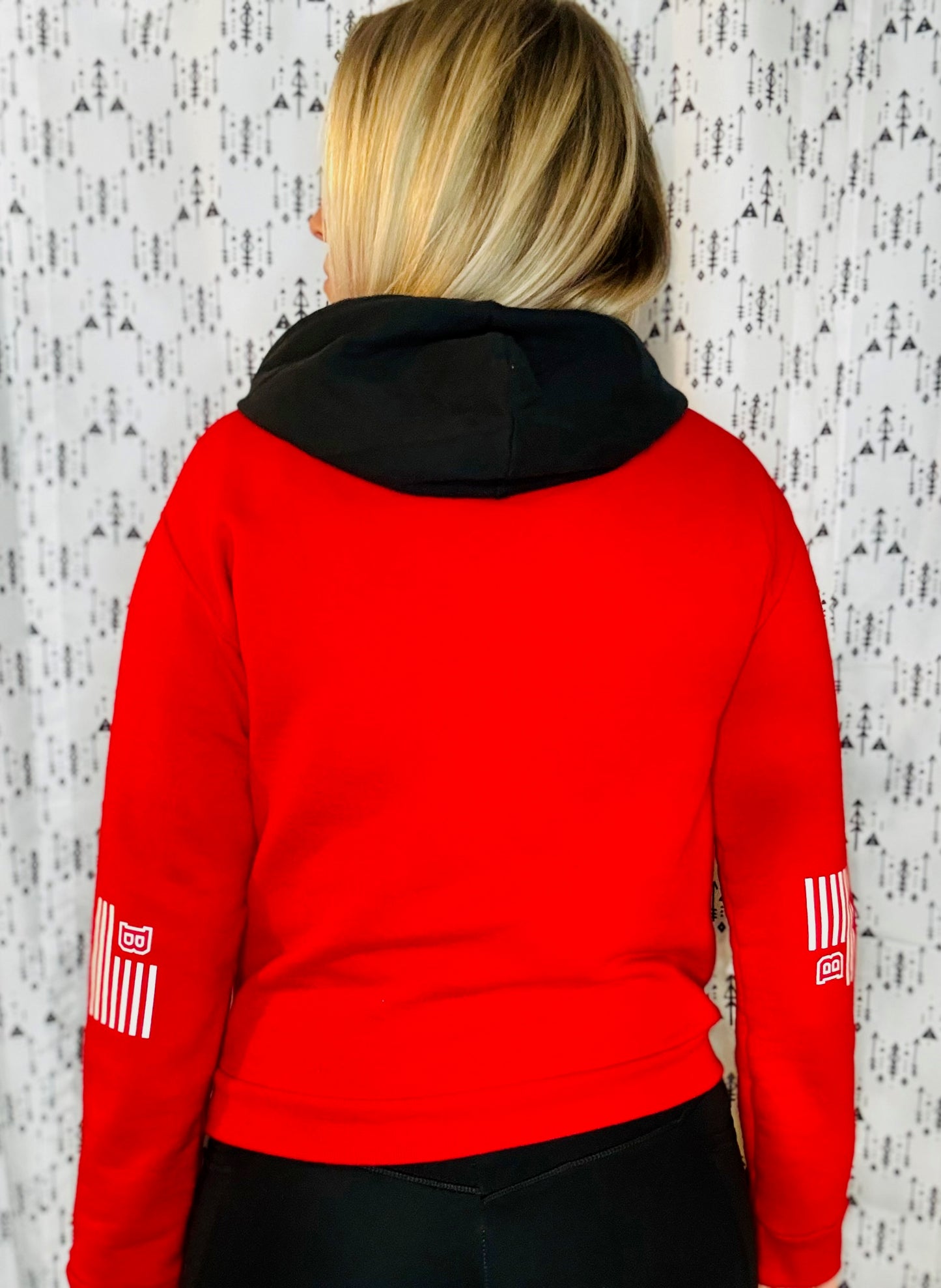 Red Buffalo 90's Hockey Hoodie Size- Women's S/M