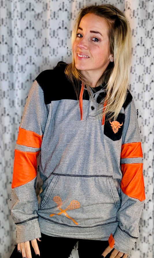 Lightweight Buffalo Lacrosse Hoodie Size- Unisex M/L