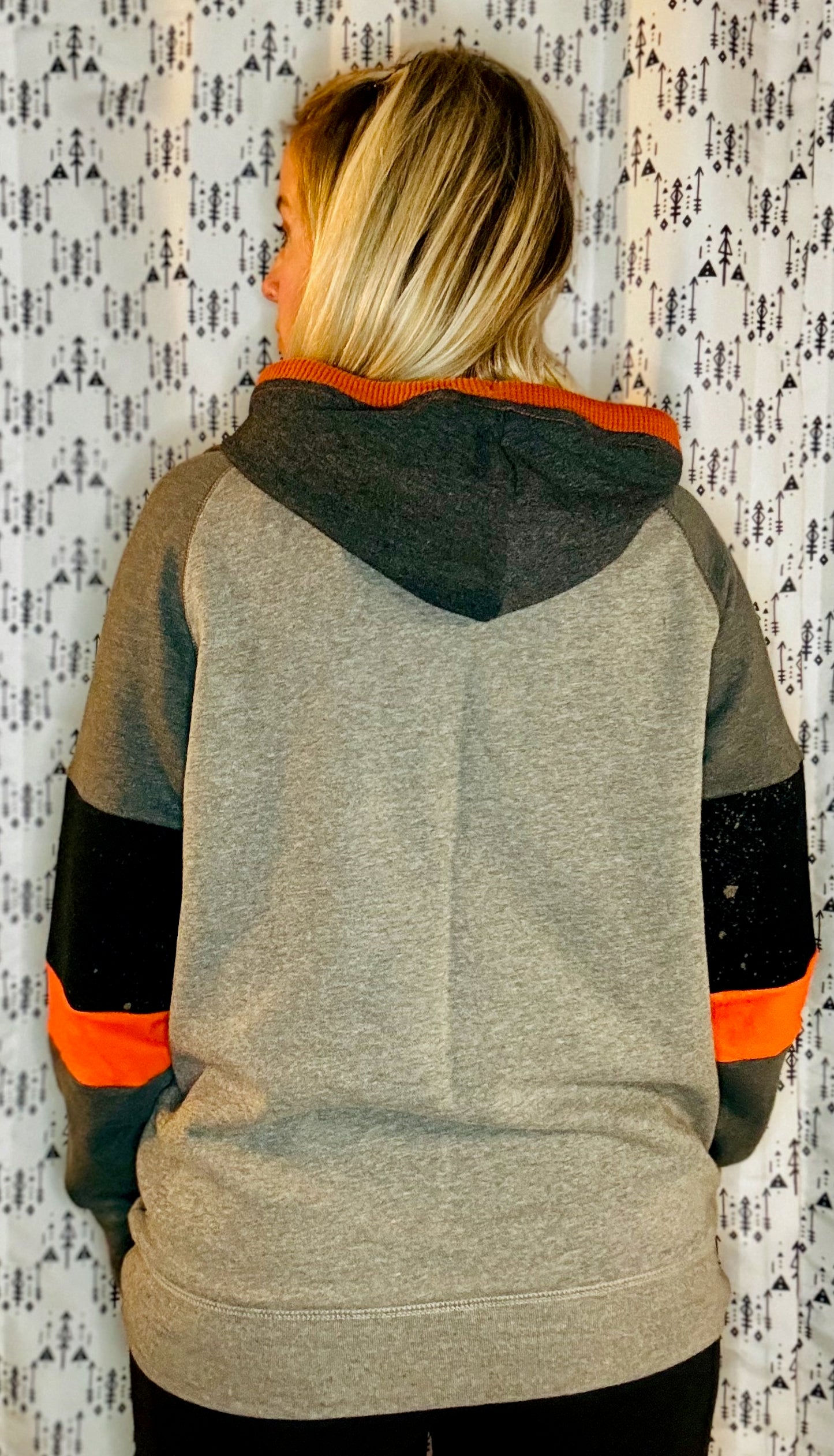 Bleached Buffalo Lacrosse Hoodie Size- Unisex M/L