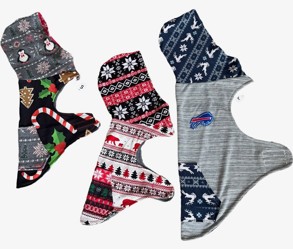 Buffalo Ugly Sweater Fair Aisle Dog Hoodie Size-S