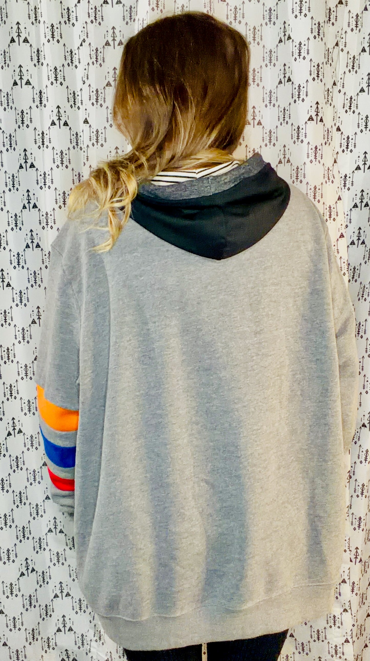 Grey One Buffalo Hoodie Size- Unisex L/XL