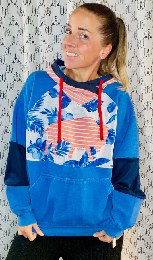 Blue Hawaii 716-0 Hoodie Size- Unisex L/XL