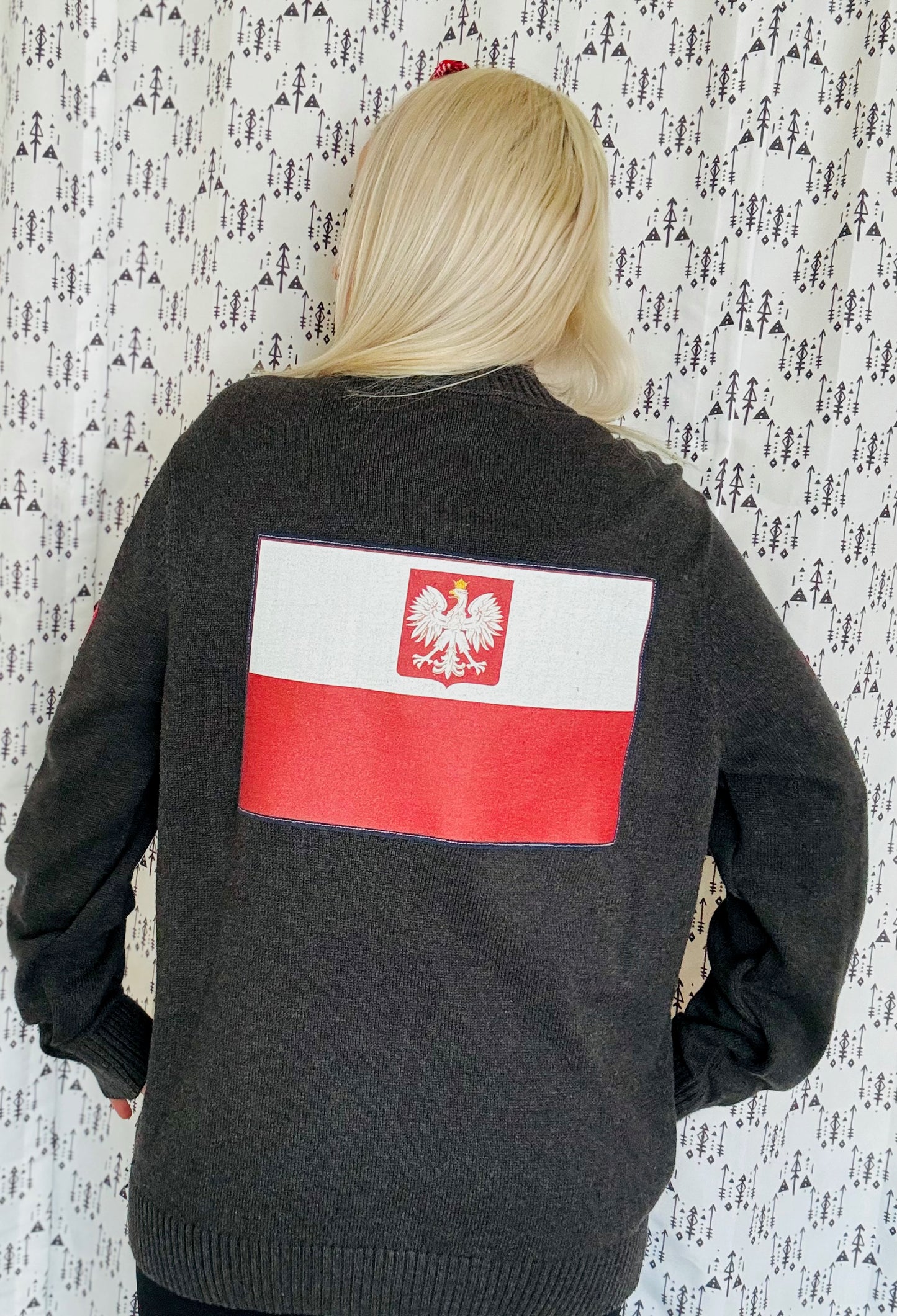 Dark Grey Polish Dyngus Day Track Jacket Size- Unisex M/L