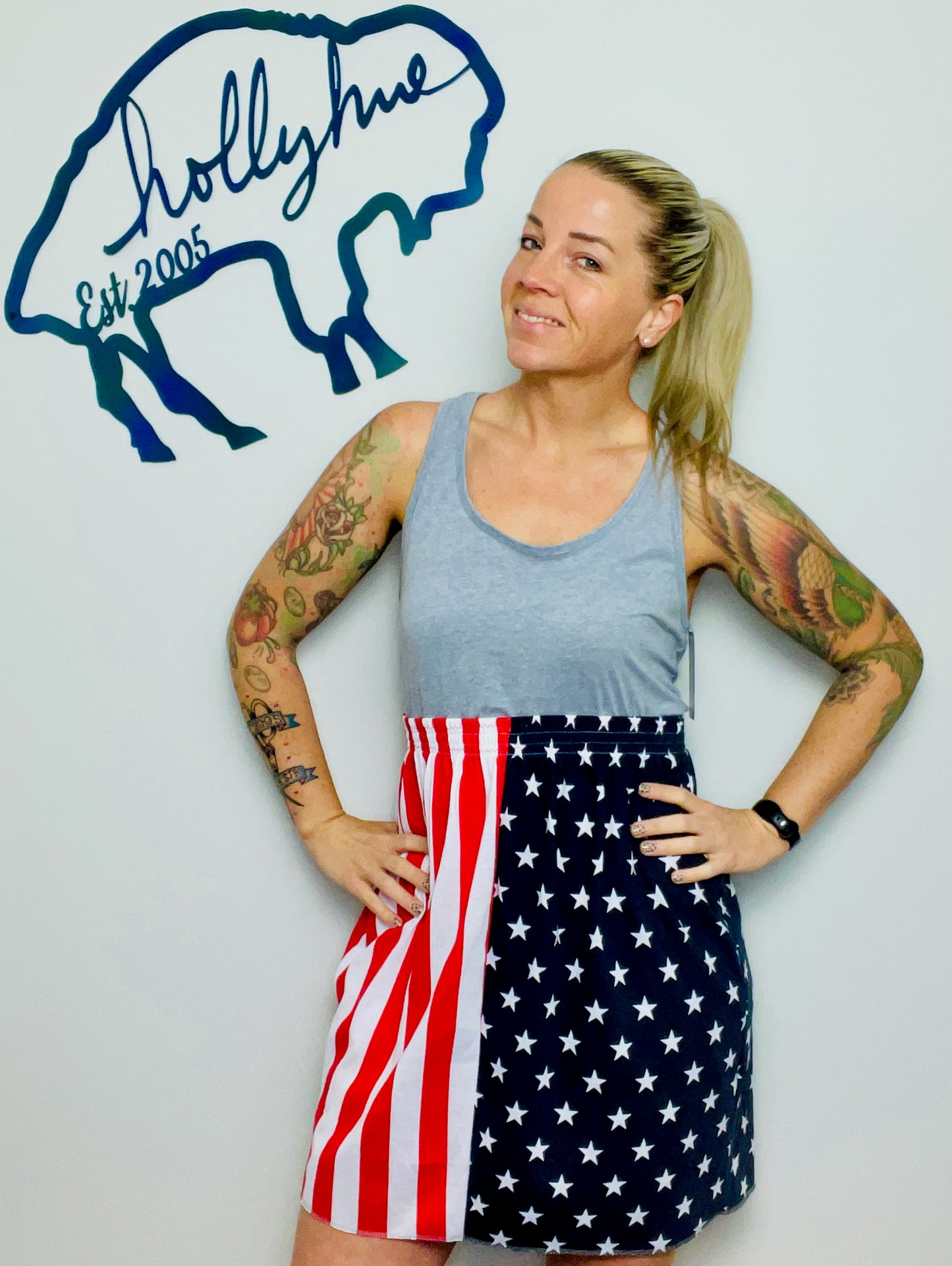 All-American Dress Women's Size-M/L HollyhueClothing All-American Dress Women's Size-M/L HollyhueClothing