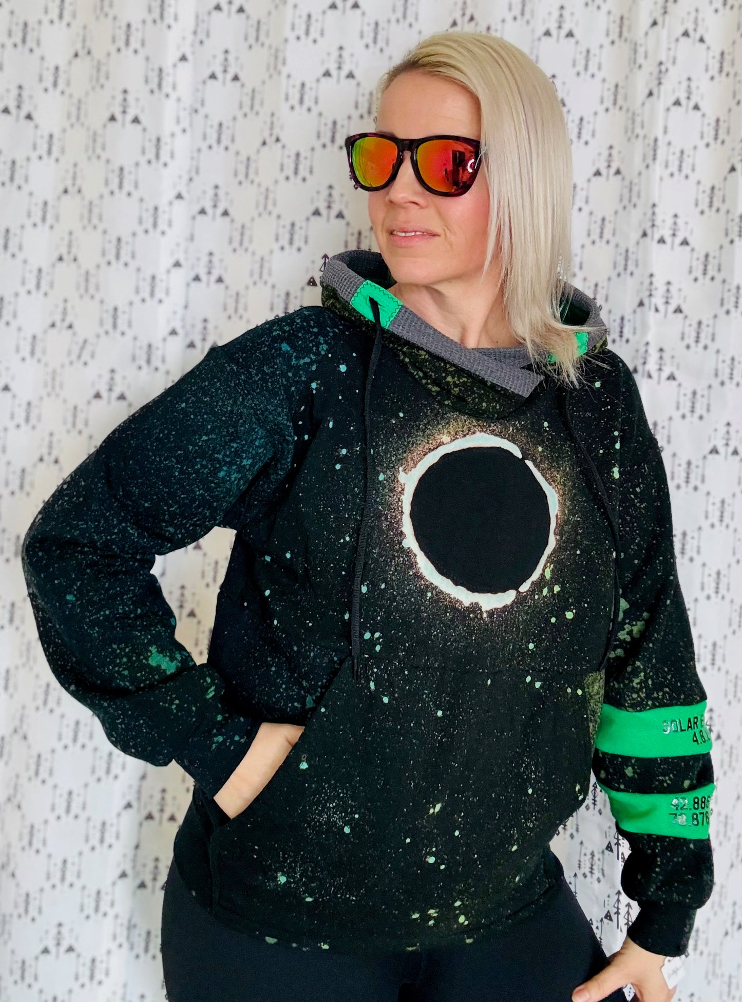 Solar Eclipse 03 Hoodie Size- Unisex S/M