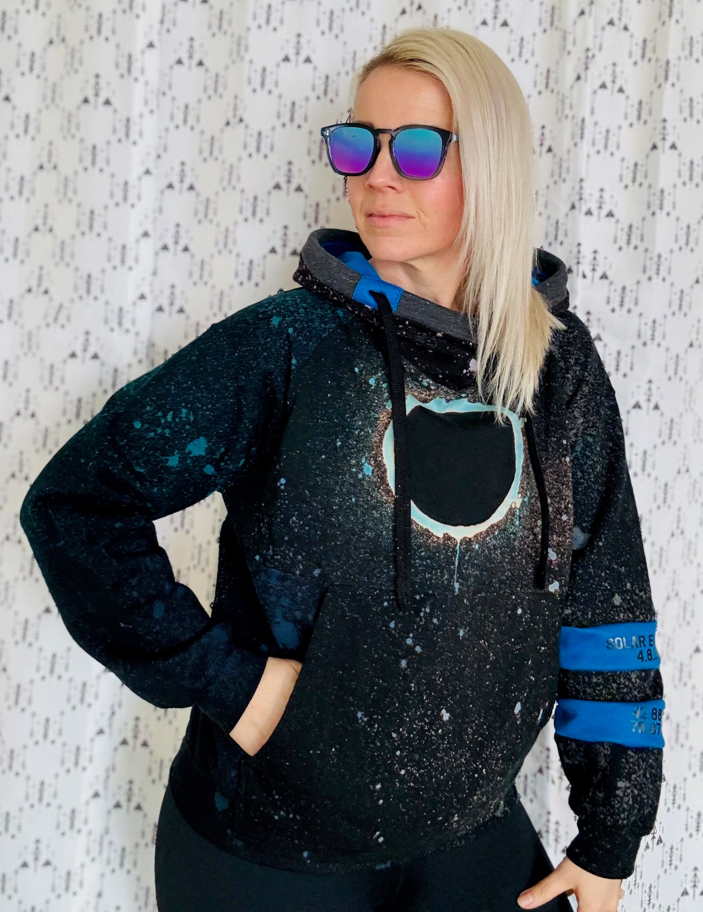 Solar Eclipse 04 Hoodie Size- Unisex S/M