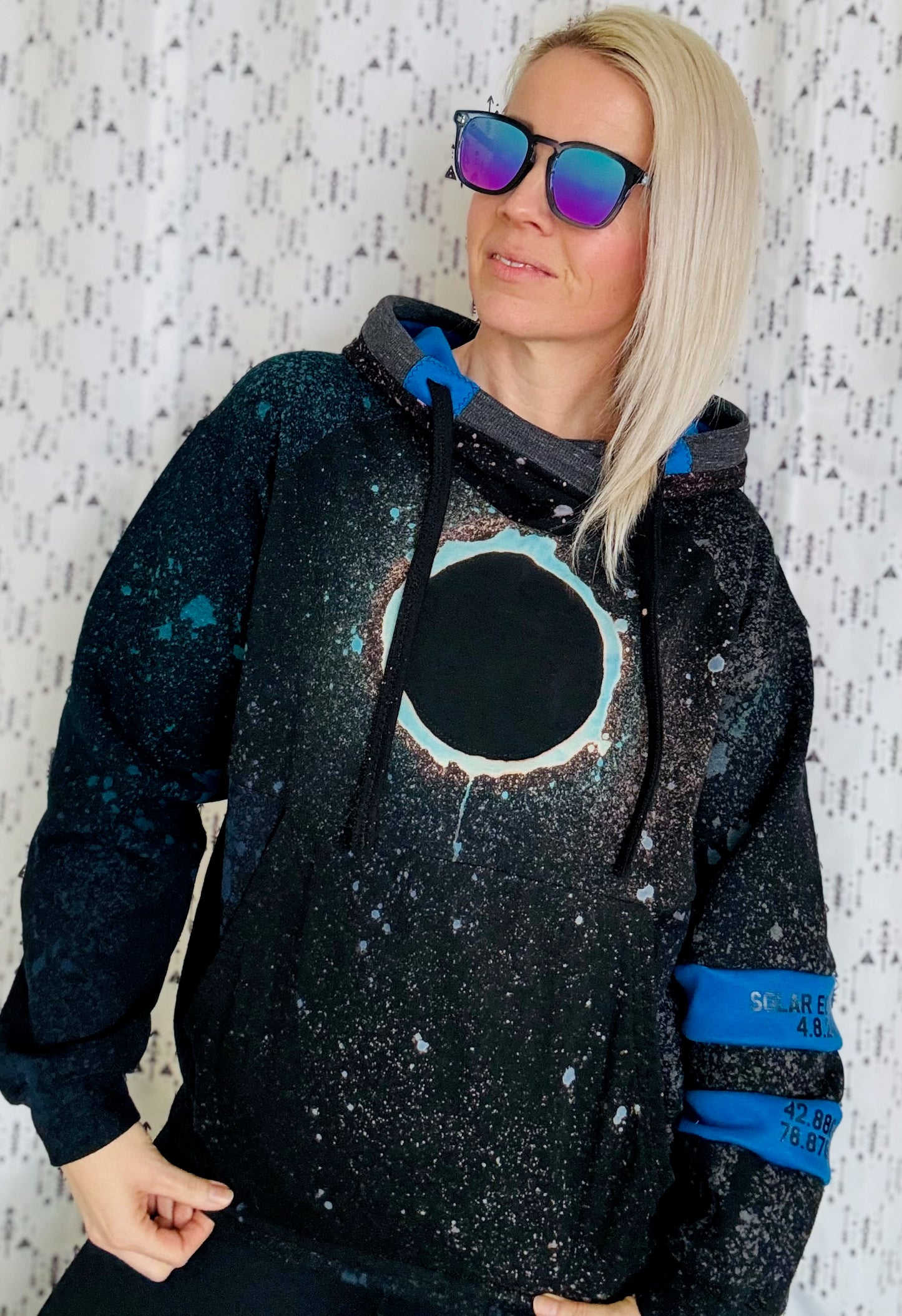 Solar Eclipse 04 Hoodie Size- Unisex S/M