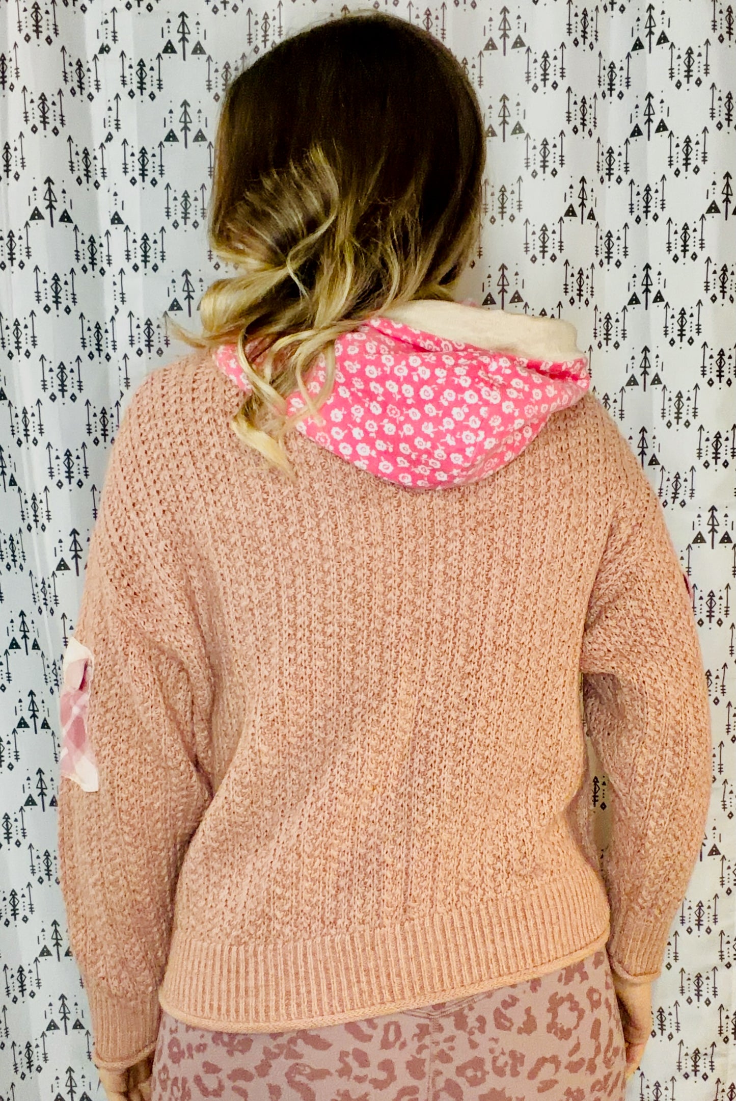 Dusty Rose LOVE Hoodie Size Women's-M/L