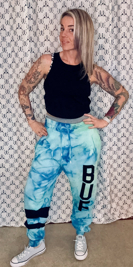 House of Blues Custom Tie Dye Joggers Size- Unisex L/XL