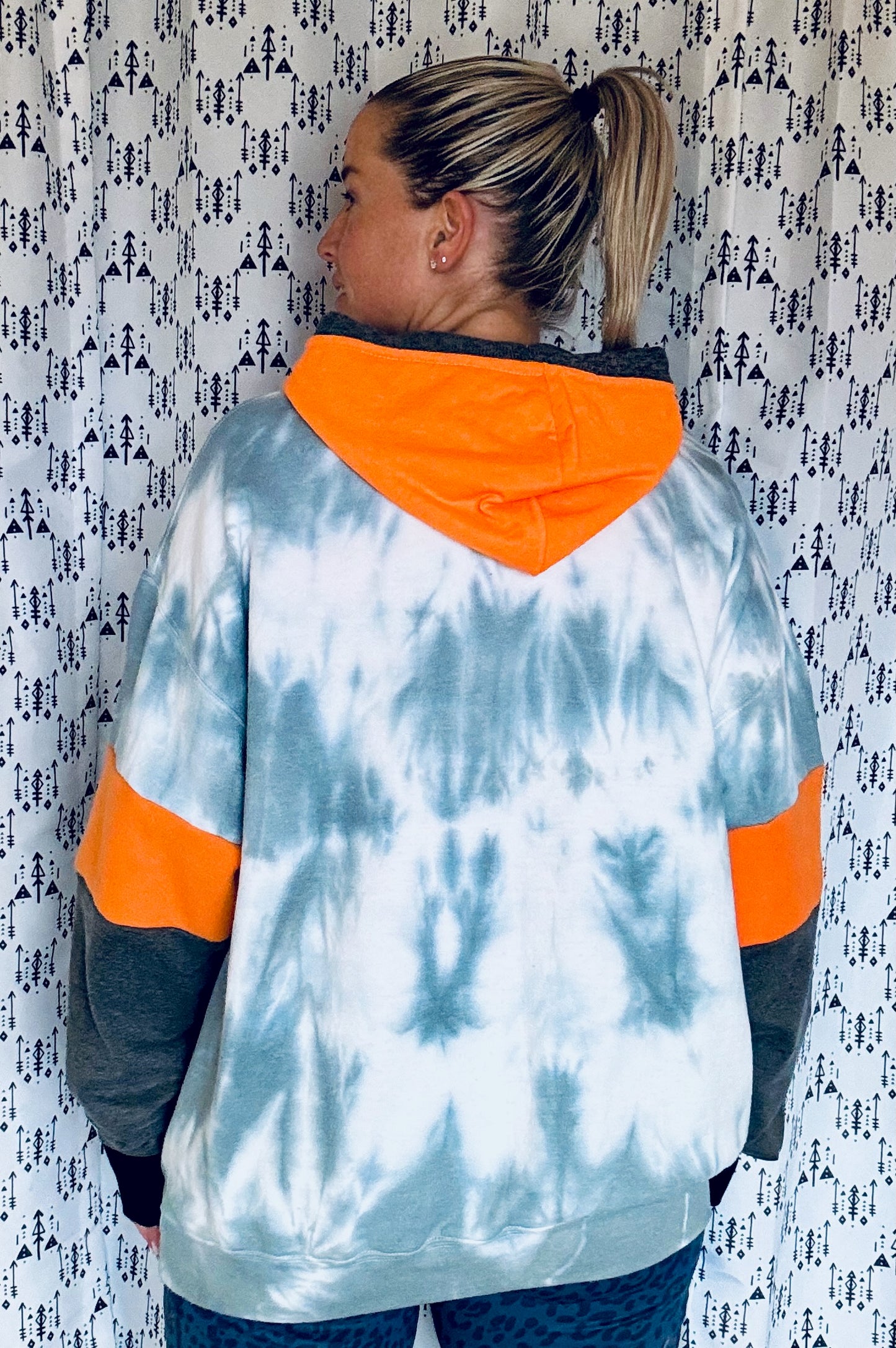 Tie Dye Explosion Buffalo Lacrosse Hoodie Size- Unisex L/XL