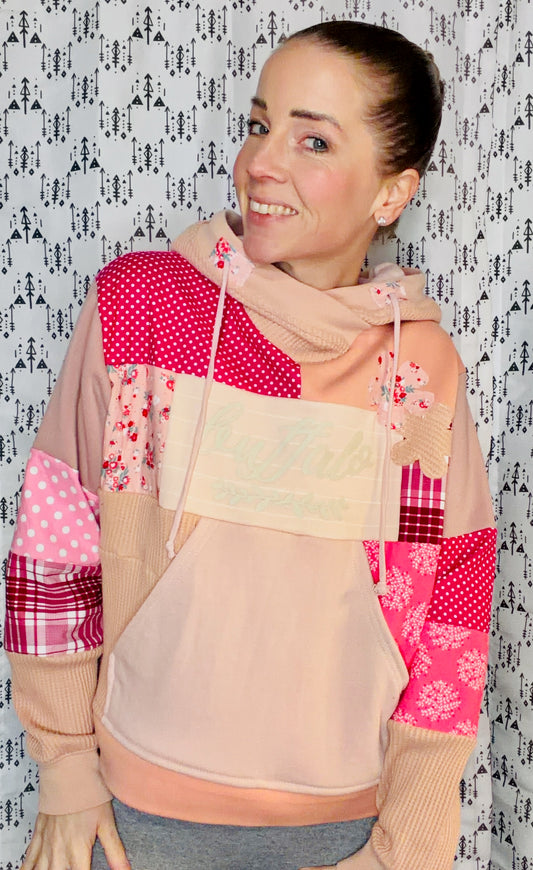 Apricot Buffalo X Bridgerton Hoodie Size Women's-M/L