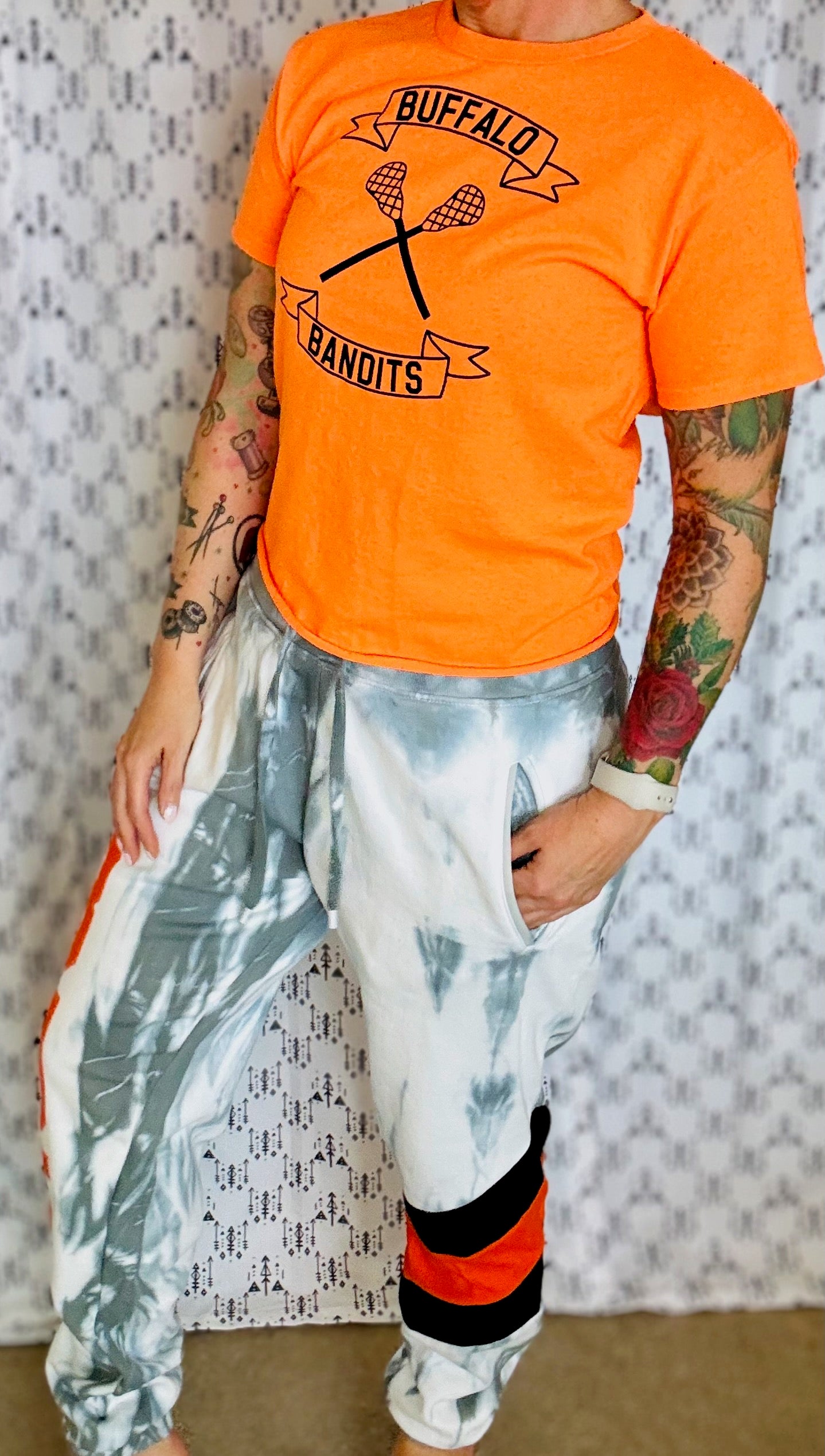 BUF Lacrosse Custom Tie Dye Joggers Size- Unisex M/L