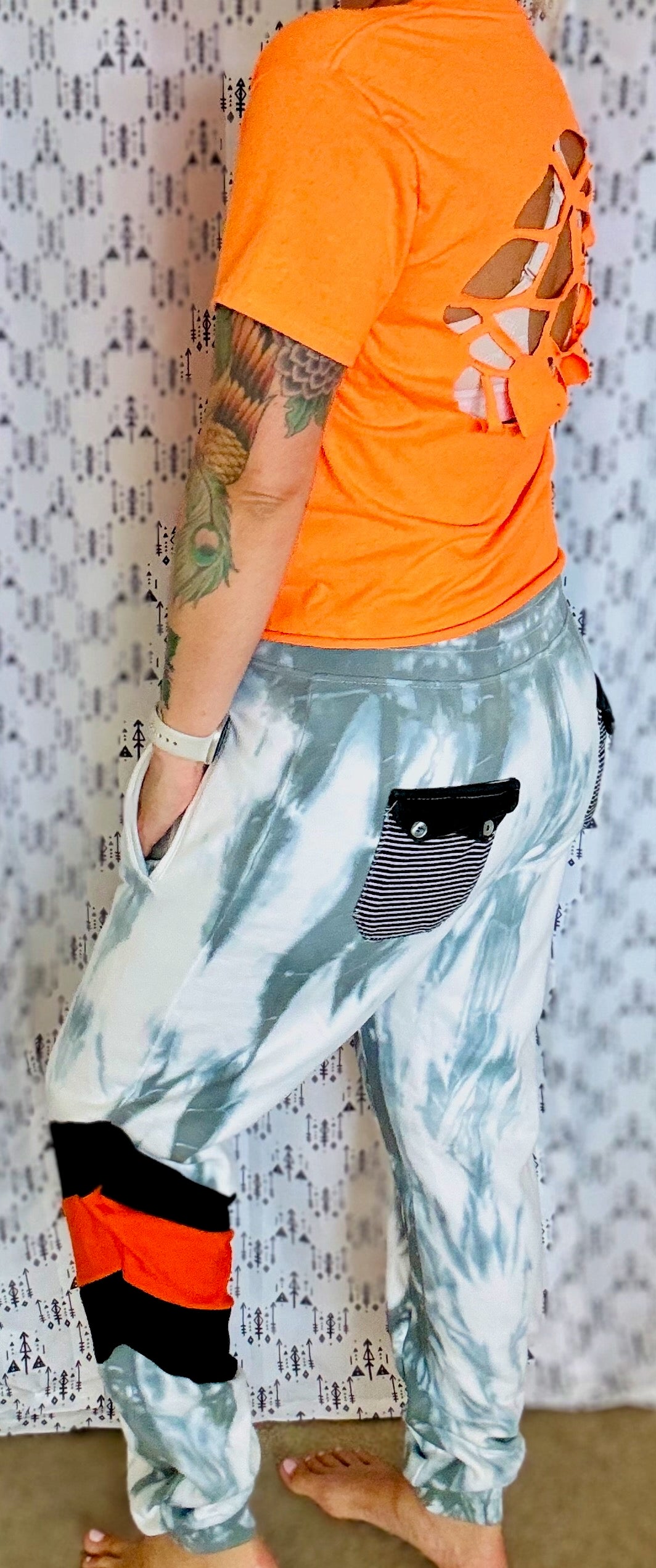 BUF Lacrosse Custom Tie Dye Joggers Size- Unisex M/L