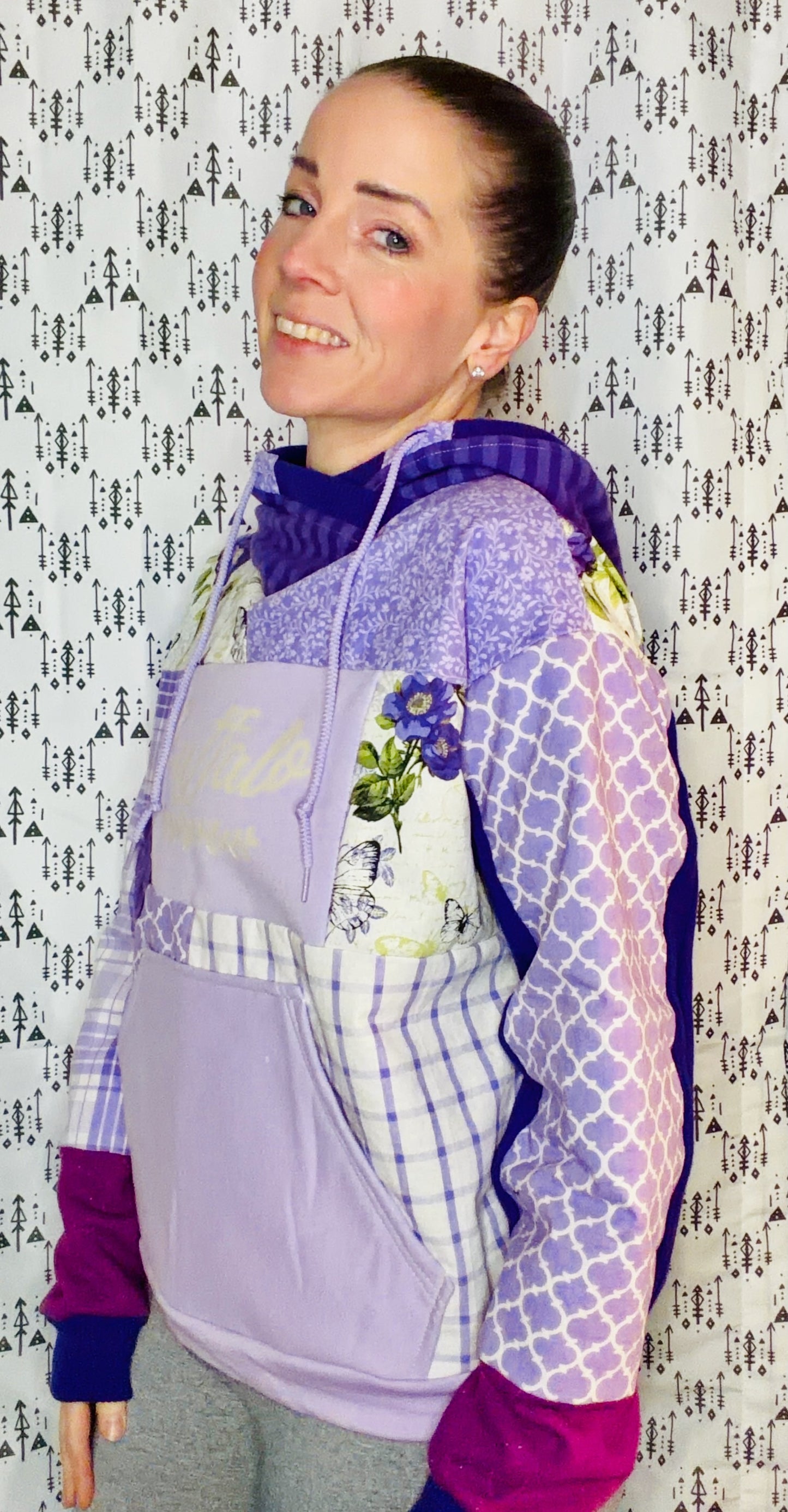 Purple Buffalo X Bridgerton Hoodie Size Women's- L/XL