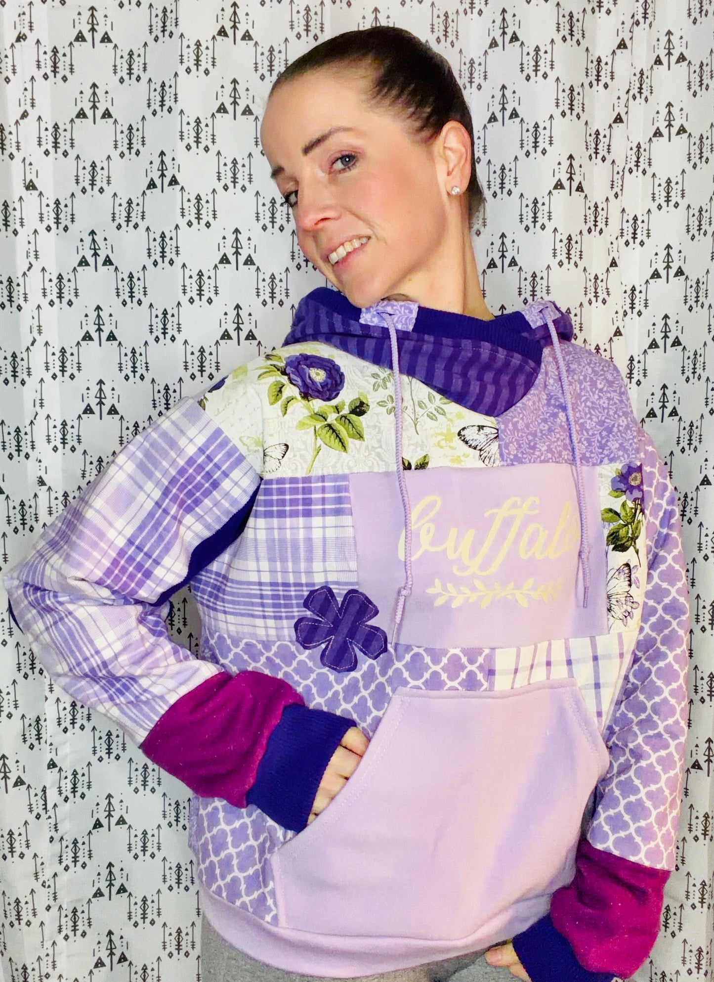 Purple Buffalo X Bridgerton Hoodie Size Women's- L/XL