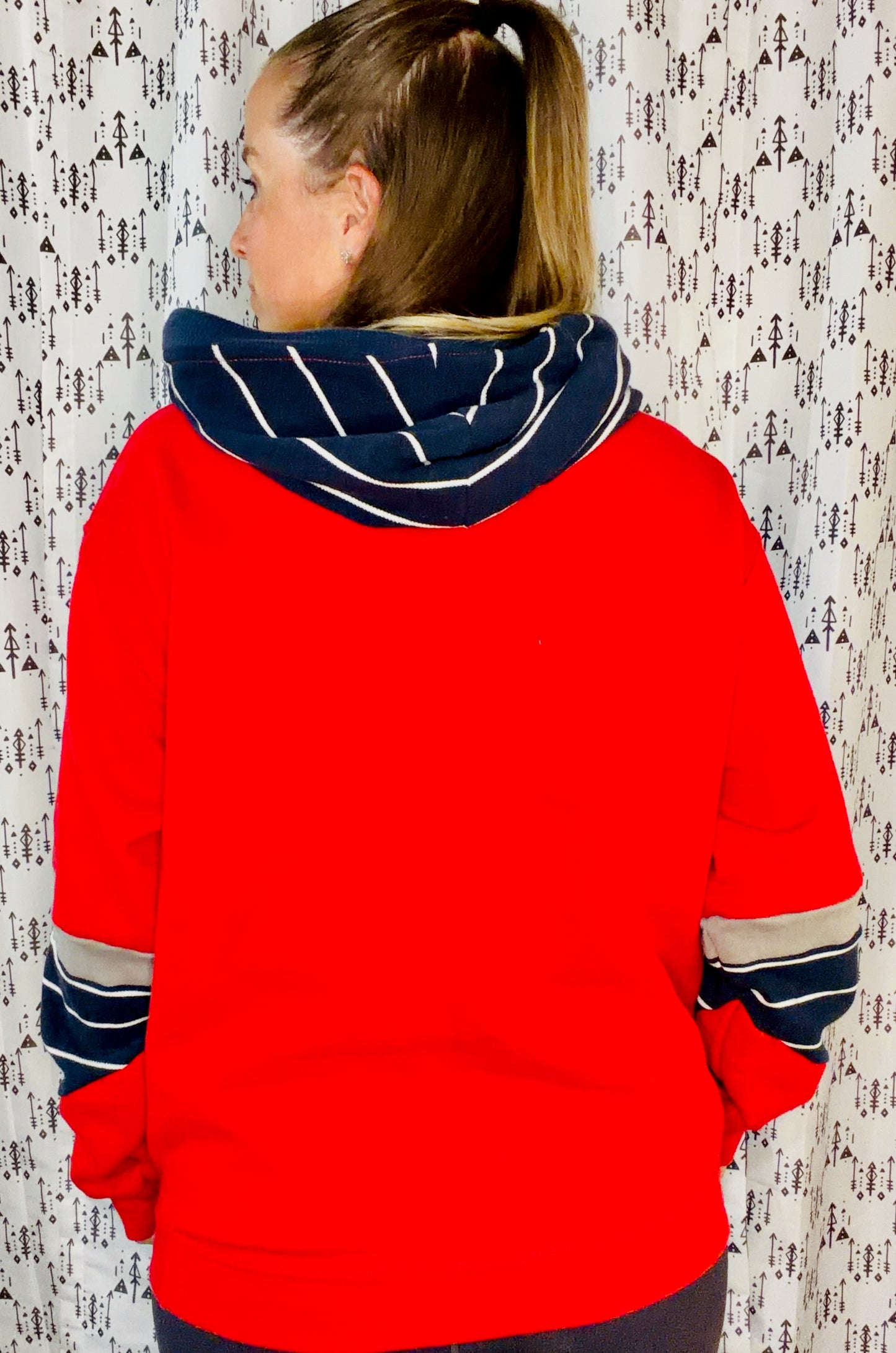 Red NT Hoodie Size Women's-L/XL