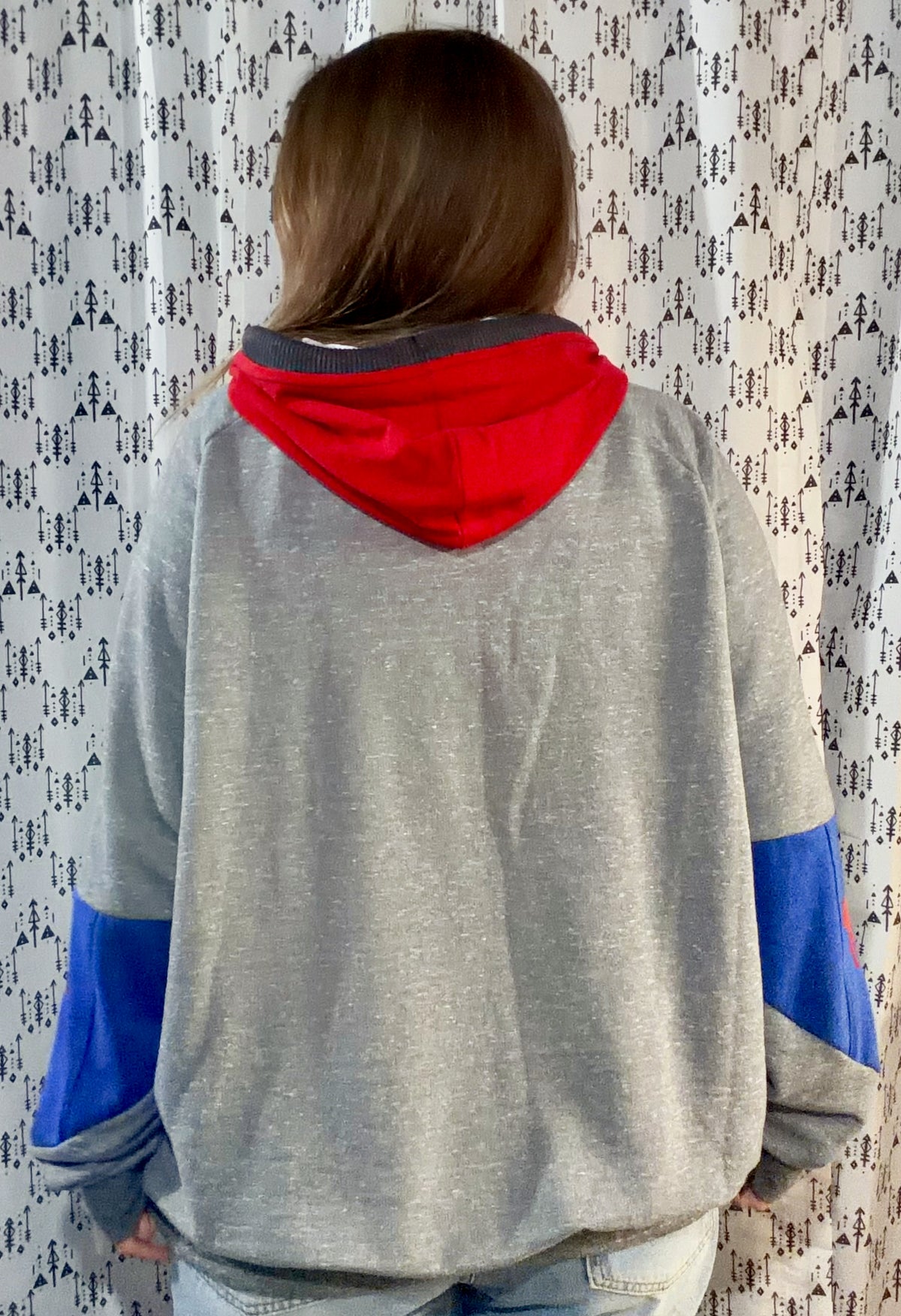 Grey Buffalo Braves Hoodie Size Unisex- L/XL