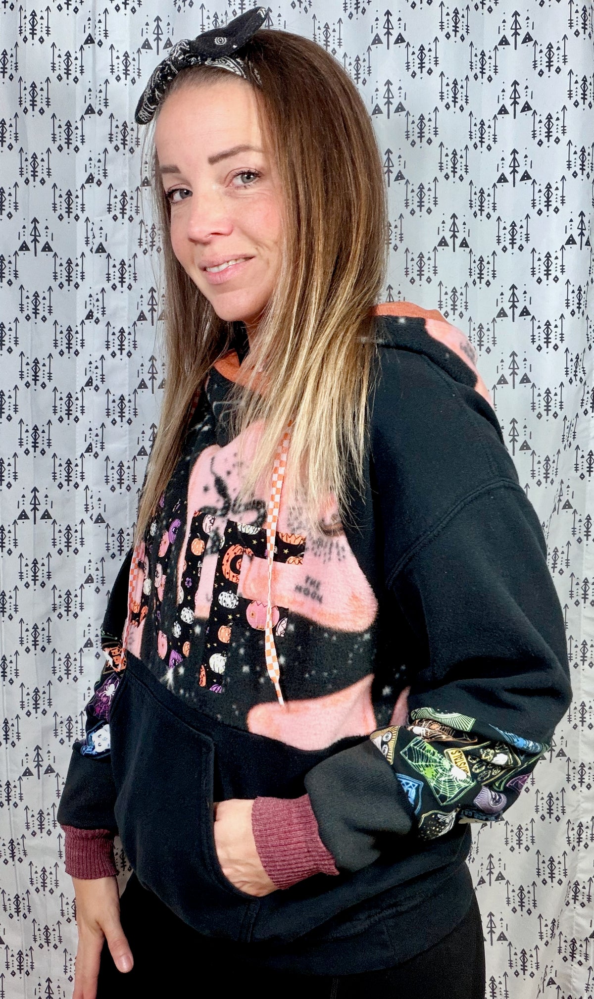 Black BUF Tarot Hoodie Size Women's- M/L