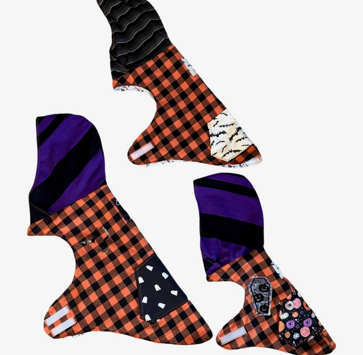 Plaid Halloween Dog Hoodie Size- M