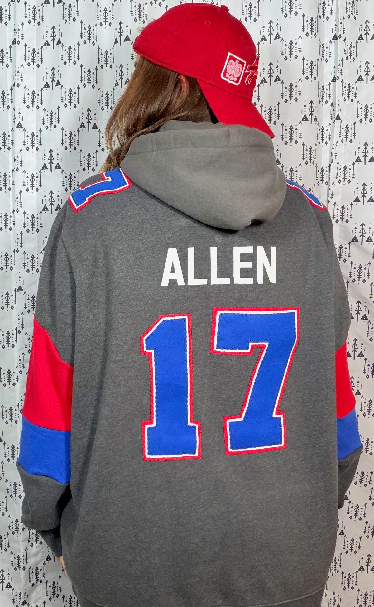 Nickel City #17 1/4 Zip Hoodie Size Unisex- L/XL