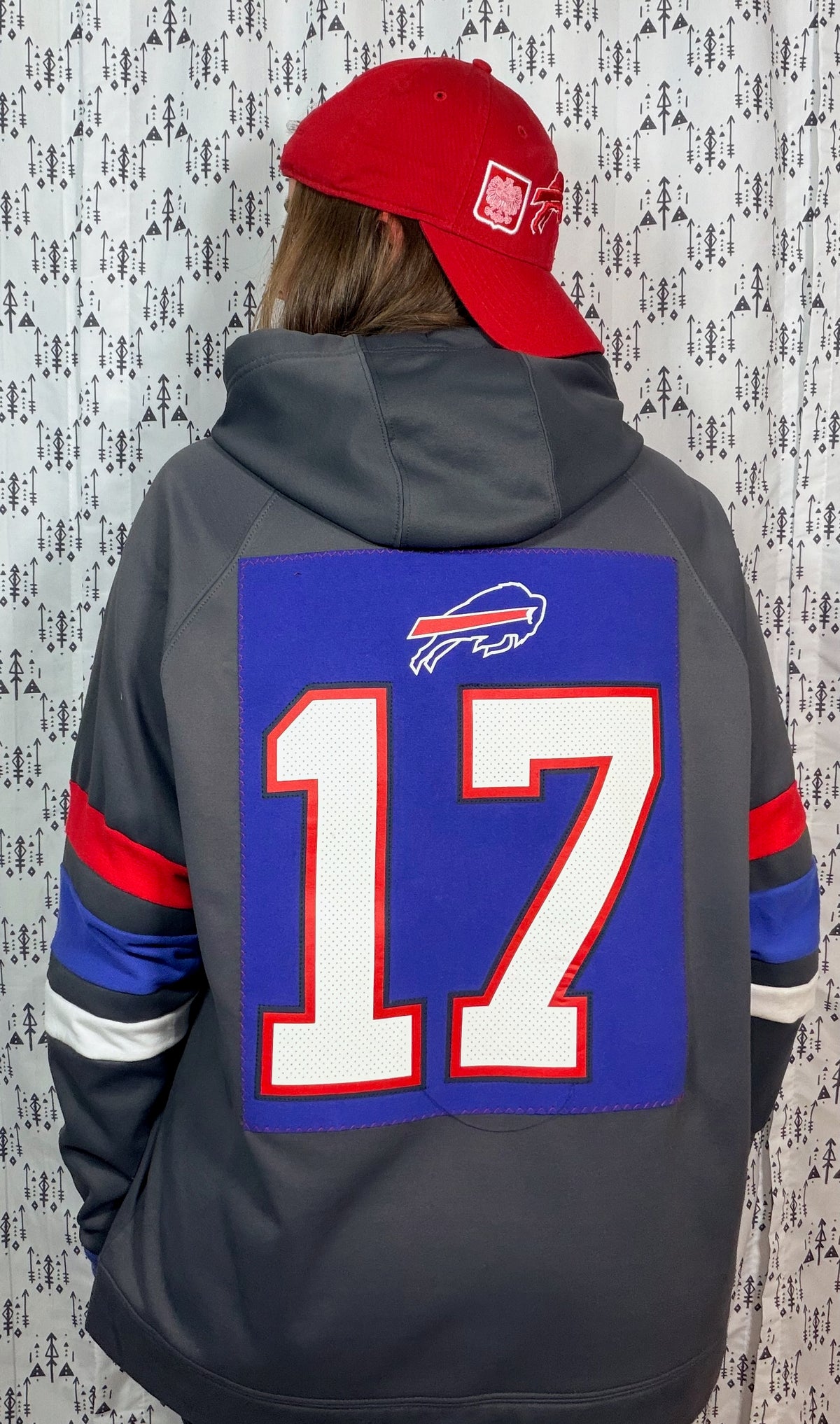 Nickel City BUF Zip-Up Hoodie Size Unisex- L/XL